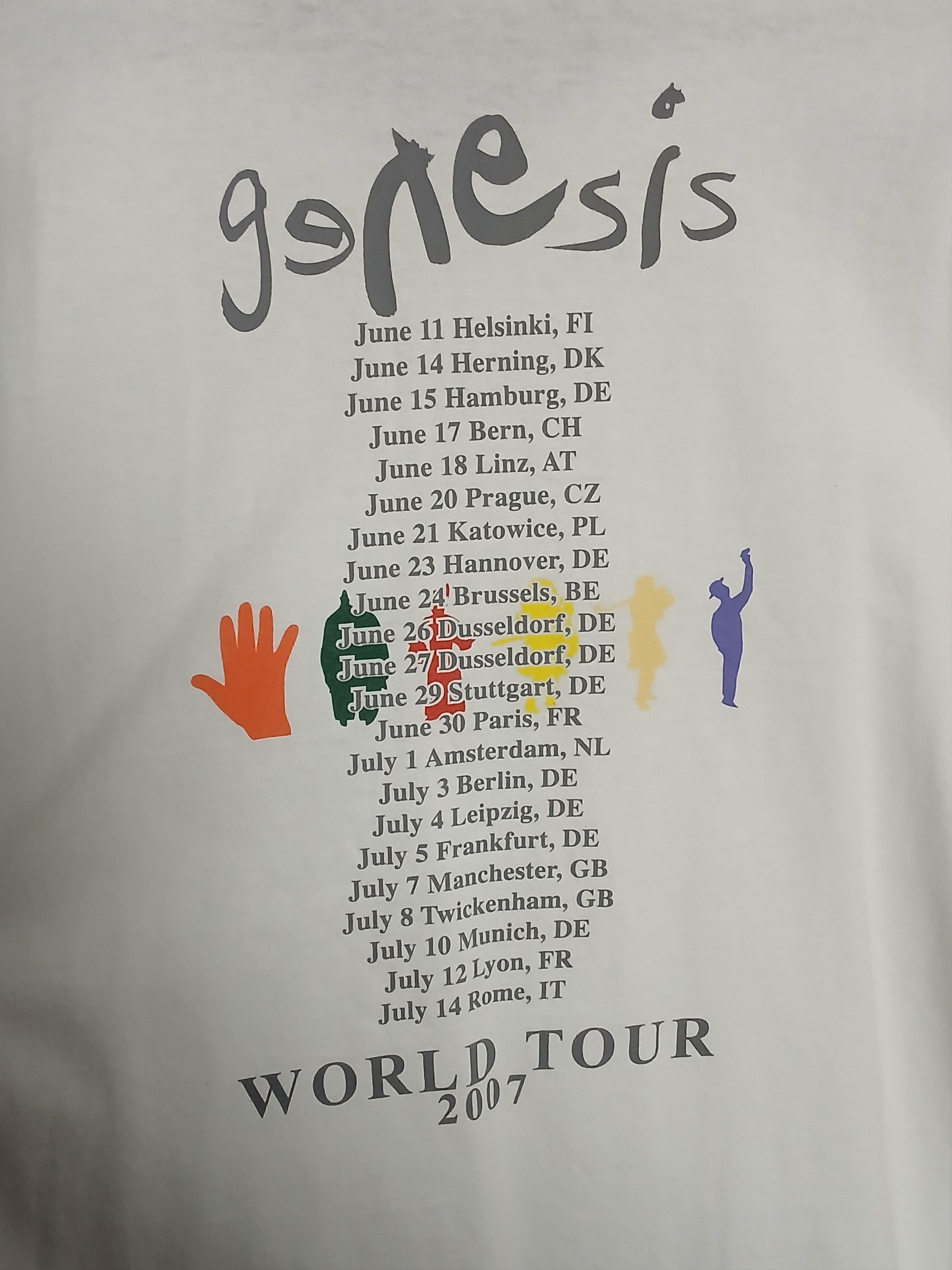 Band Tees Genesis Turn It On Again Tour T-Shirt Size US XL / EU 56 / 4 - 4 Thumbnail