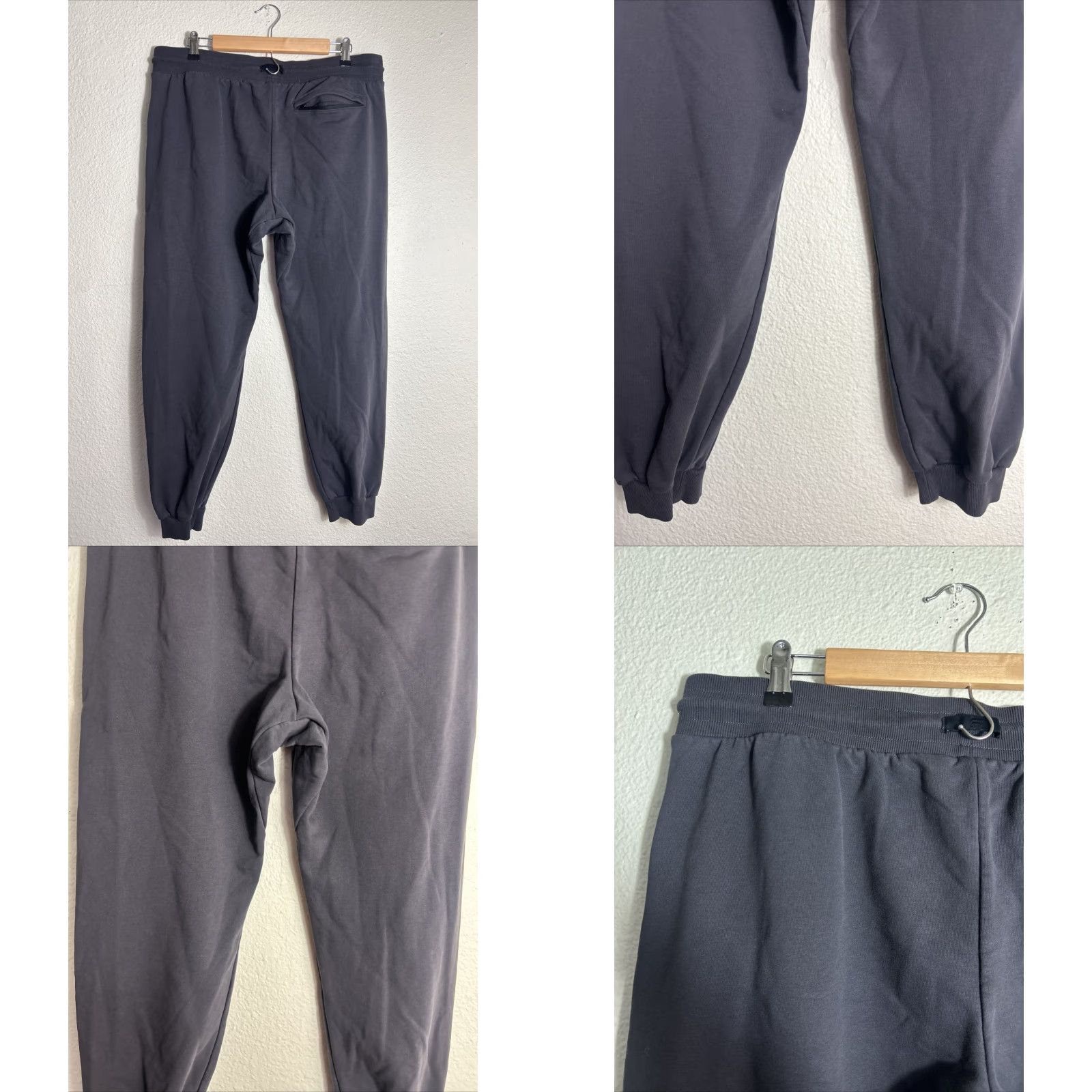 VonZipper Fablectics Men's Large 36x28 Charcoal Gray Jogger Zipper Pocket Sweatpants Size US 33 - 8 Thumbnail