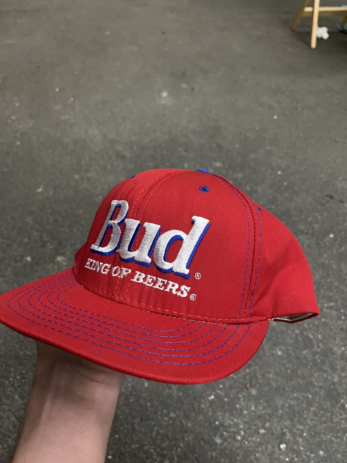 Vintage Vintage Budweiser beer SnapBack hat 90s streetwear hype Size ONE SIZE - 3 Thumbnail