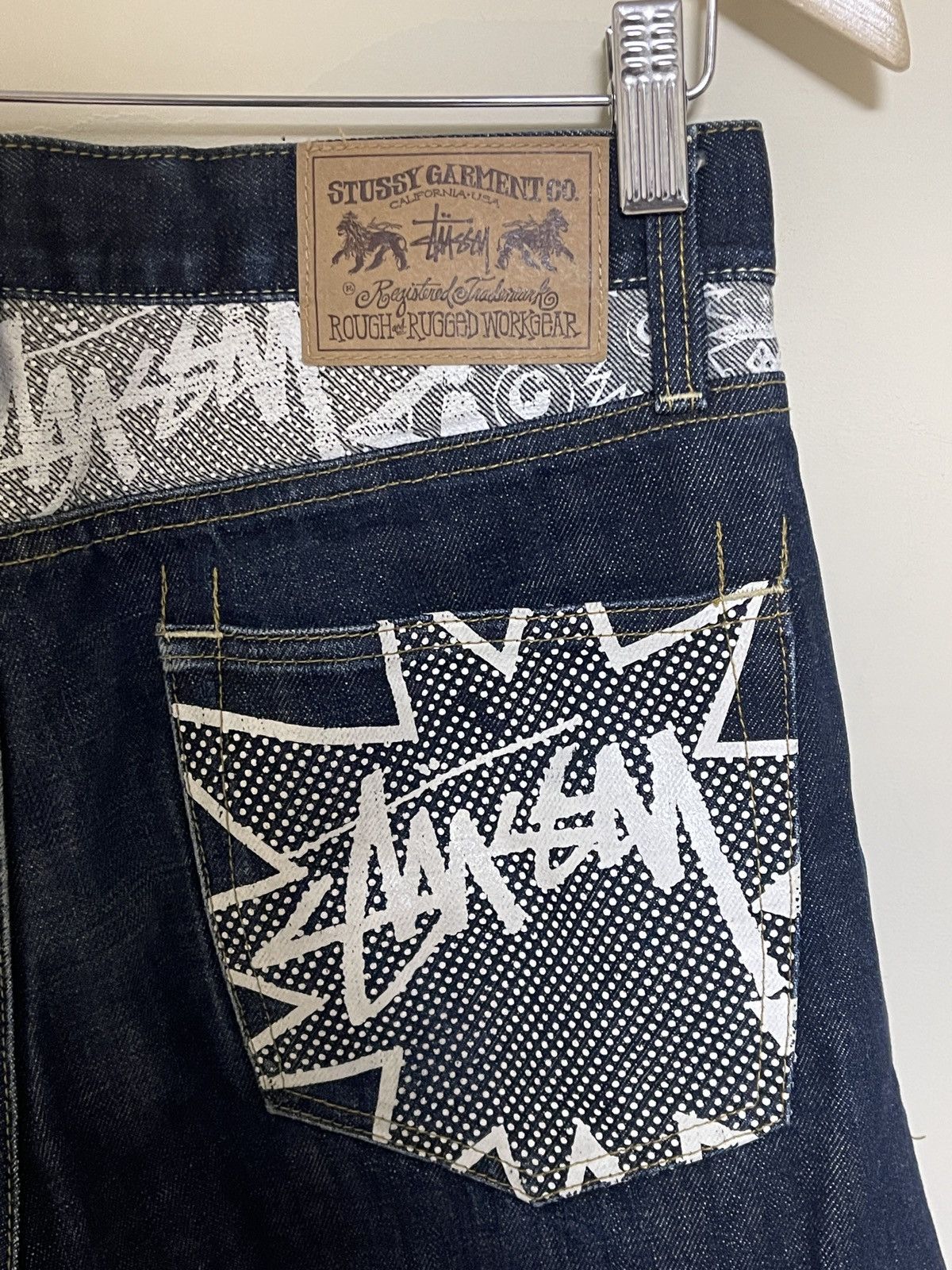 Stussy STUSSY Rough and Rugged Workgear Denim Size US 30 / EU 46 - 10 Thumbnail