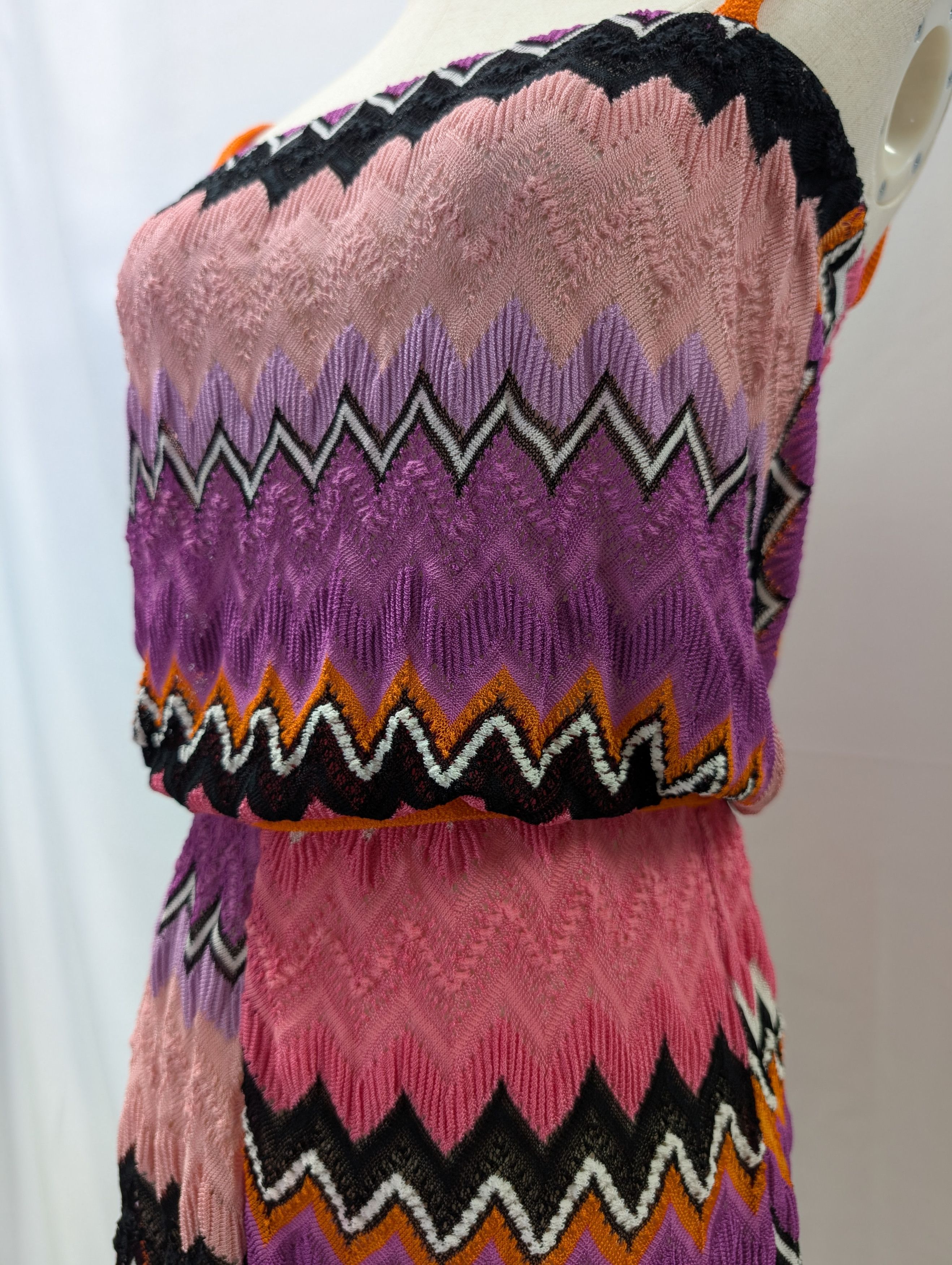 Missoni Missoni Mare Multicolored Mini Jumpsuit Size XS / US 0-2 / IT 36-38 - 4 Thumbnail
