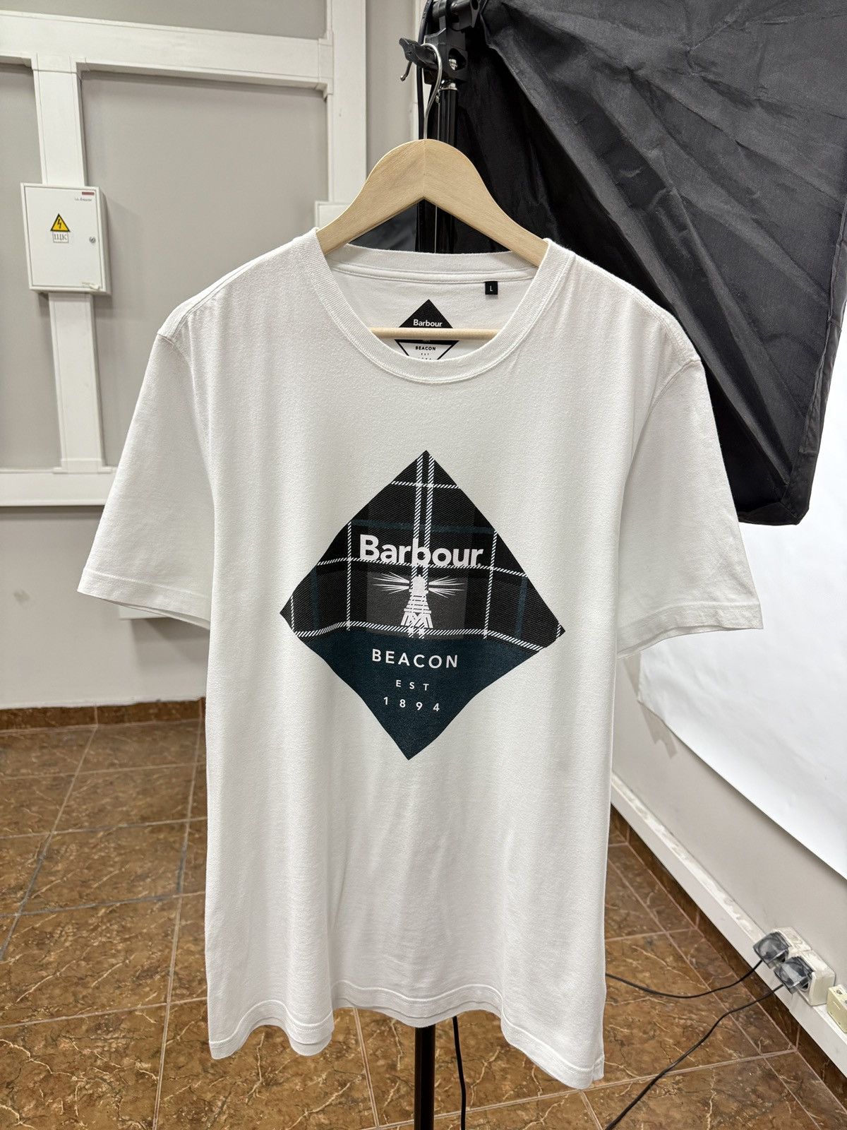 Barbour × Noah 🇬🇧 Barbour Beacon Classic T-Shirt Rare Retro Hype Y2K Size US L / EU 52-54 / 3 - 1 Thumbnail