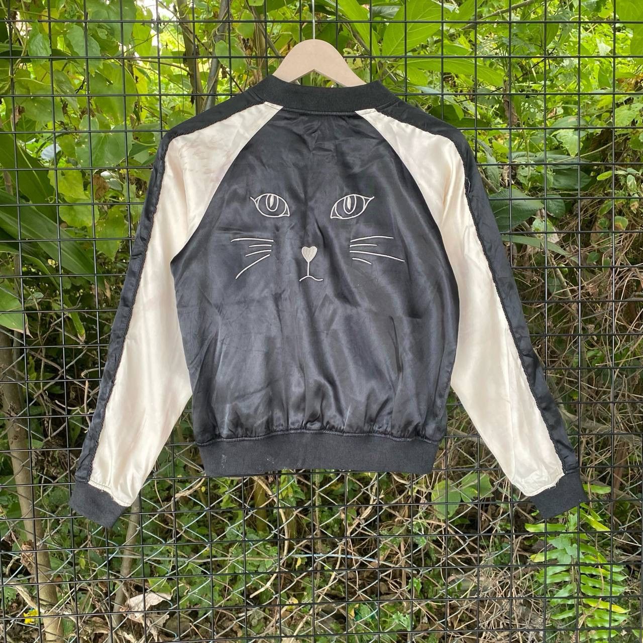 Japanese Brand Vintage Cat Sukajan Inspire Zipper Jacket Size S / US 4 / IT 40 - 1 Thumbnail