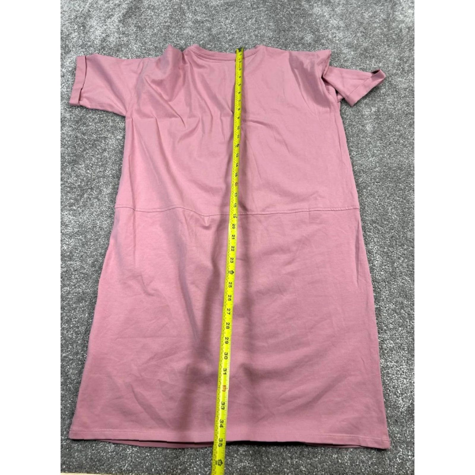 Everlane Everlane Shirt Dress Womens XS Pink Cotton Short Sleeve Collared Casual Shirt Dress Size XS / US 0-2 / IT 36-38 - 7 Thumbnail
