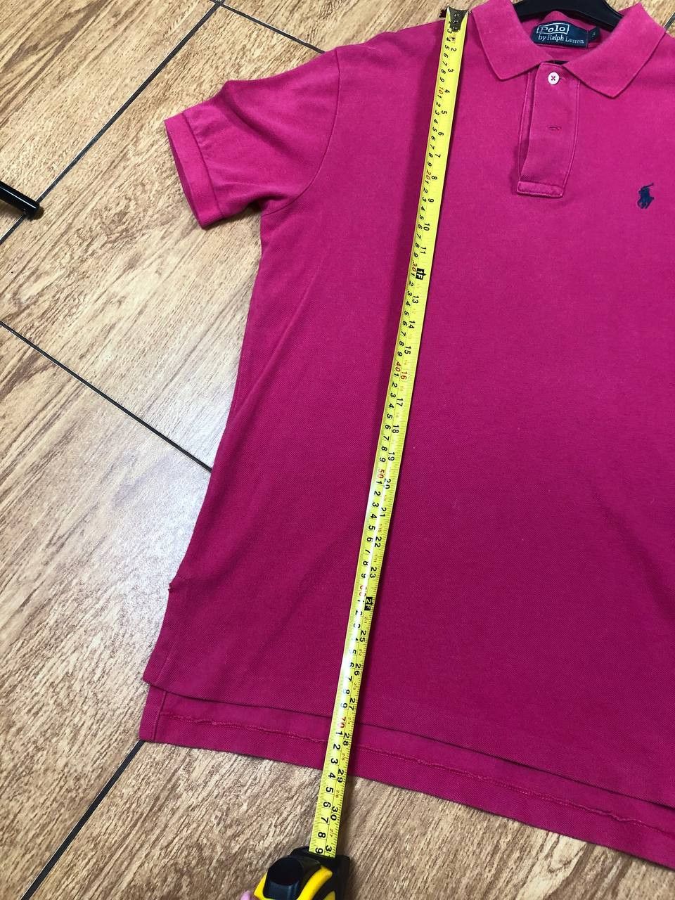 Polo Ralph Lauren Vintage Polo Ralph Lauren logo pink T-shirt Y2K Size US S / EU 44-46 / 1 - 11 Thumbnail