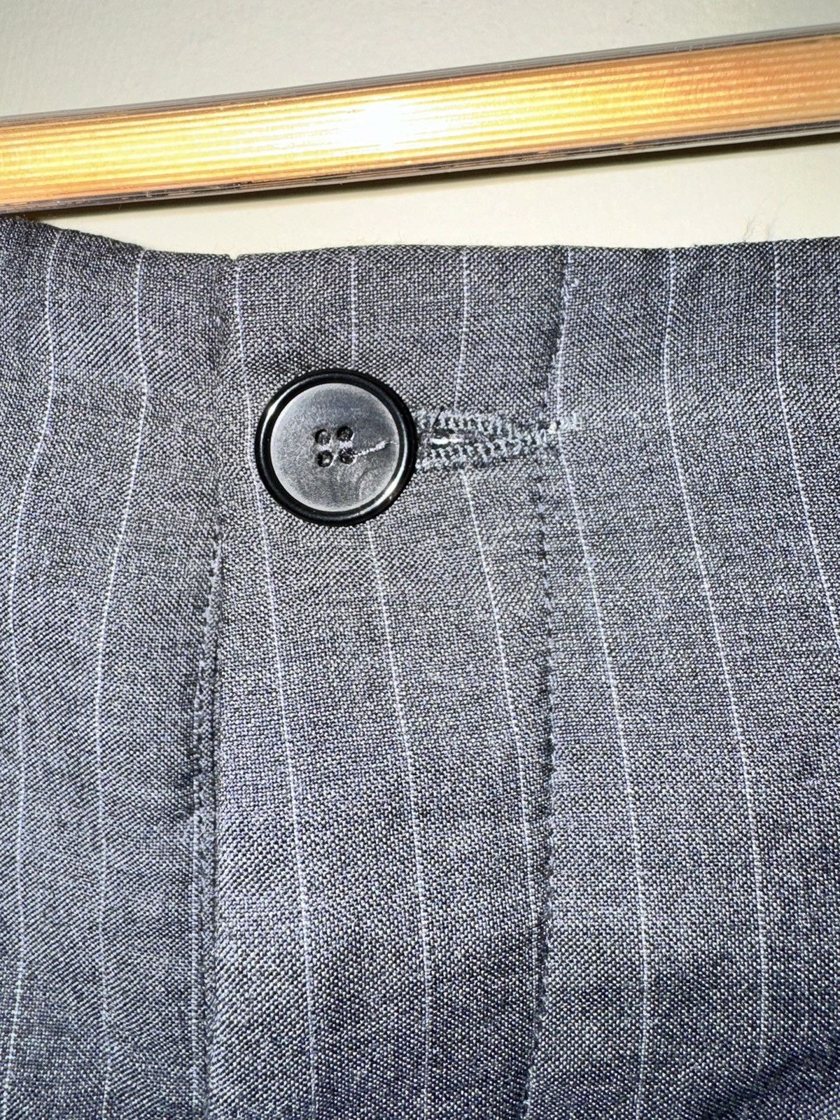 Enfants Riches Deprimes ERD Grey Pinstripe Assemblage Pleated Trousers Size US 36 / EU 52 - 5 Thumbnail