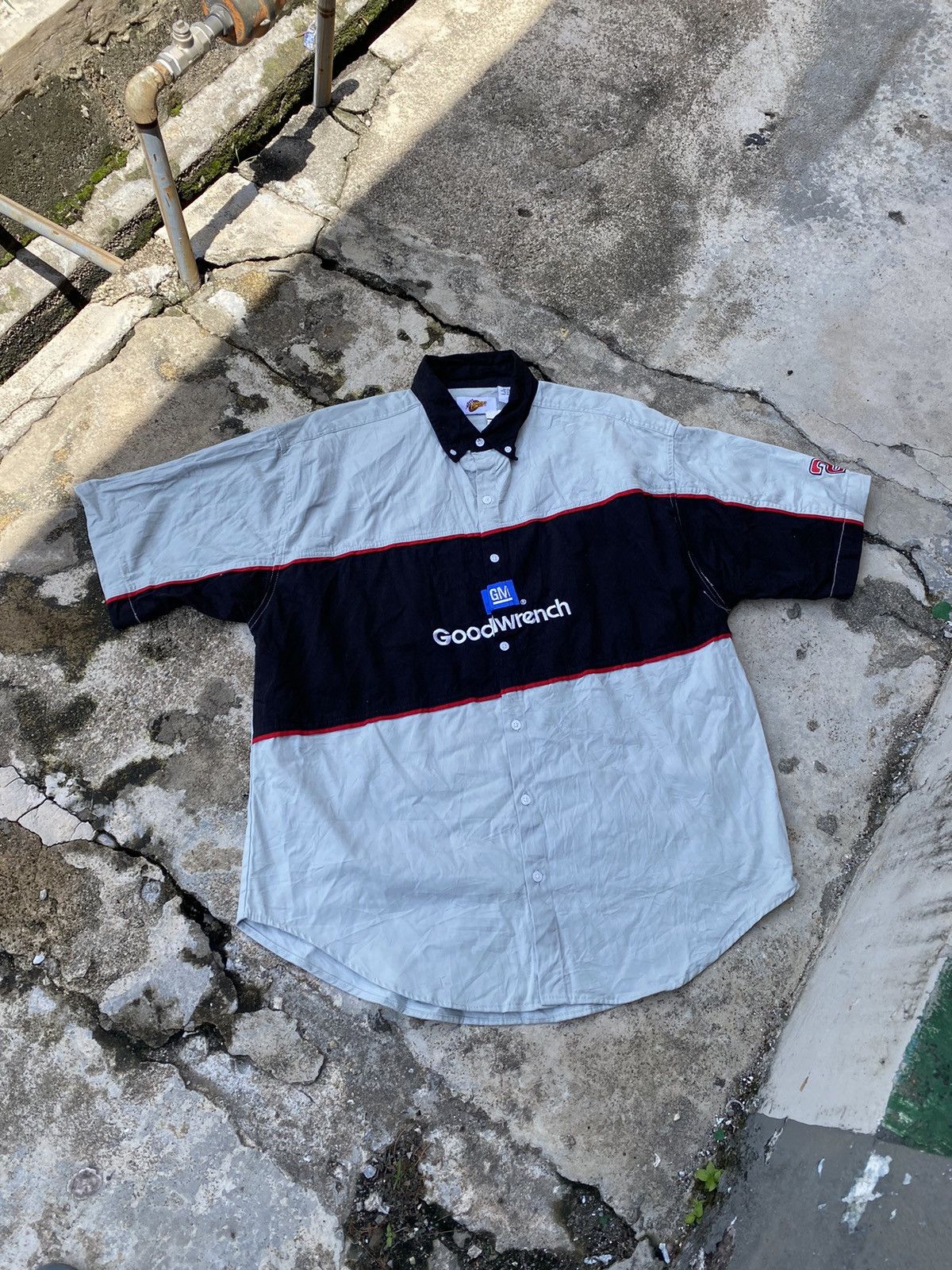NASCAR × Vintage Vintage 90s Goodwrench Button Up Shirt Size US XL / EU 56 / 4 - 1 Thumbnail