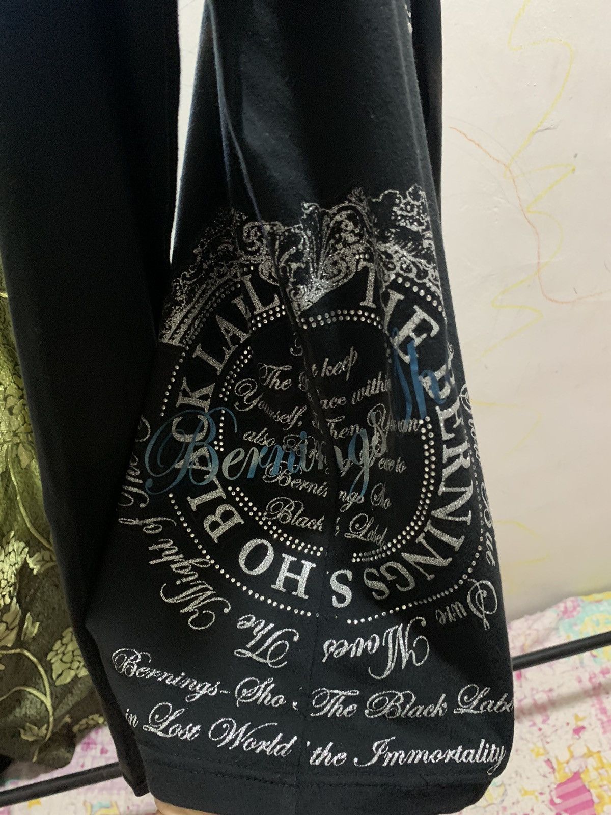 Hysteric Glamour Japanese Brand Bernings The Black Label poem Faded Size US L / EU 52-54 / 3 - 4 Thumbnail