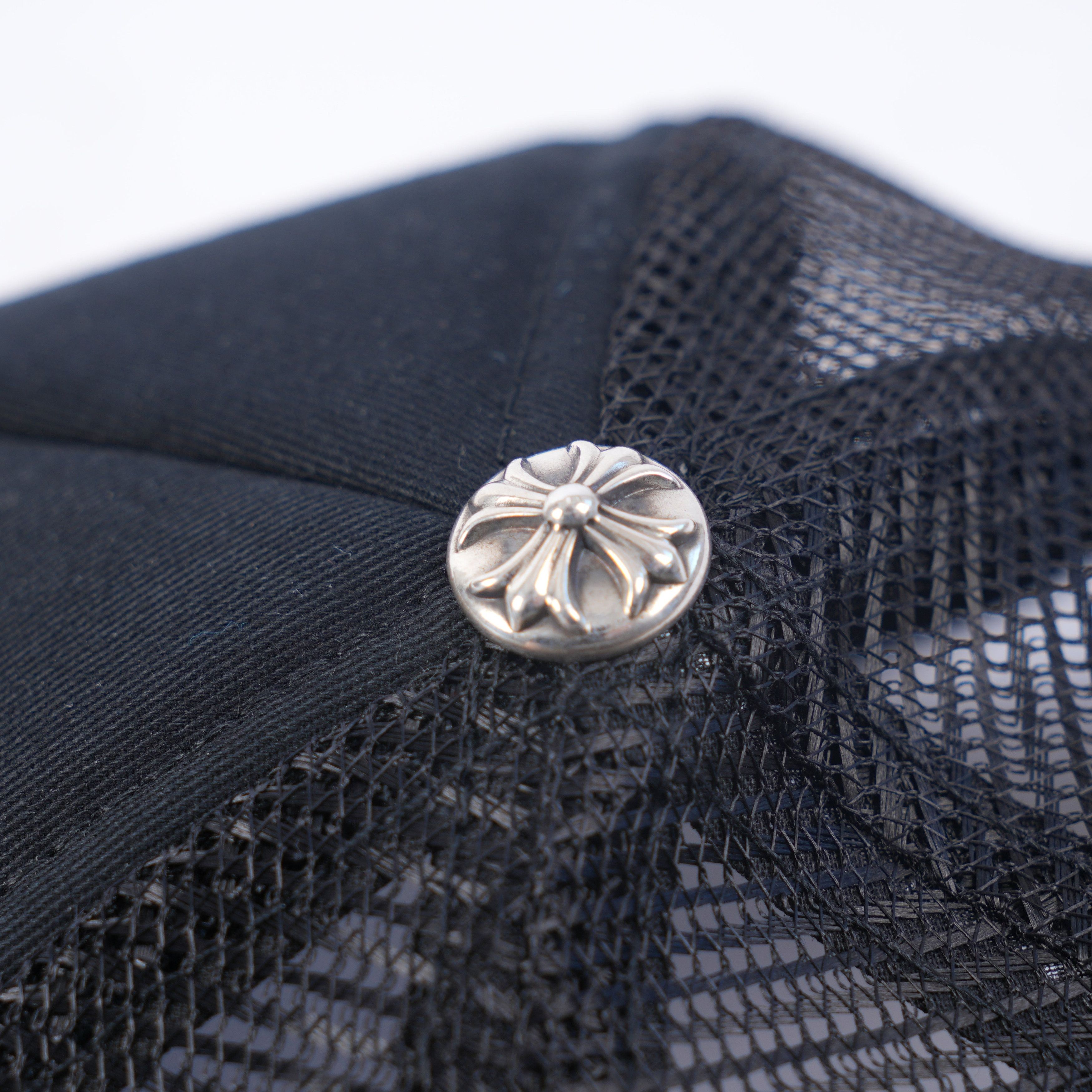 Chrome Hearts ORANGE CEMETERY TRIPLE CROSS HAT Size ONE SIZE - 4 Thumbnail