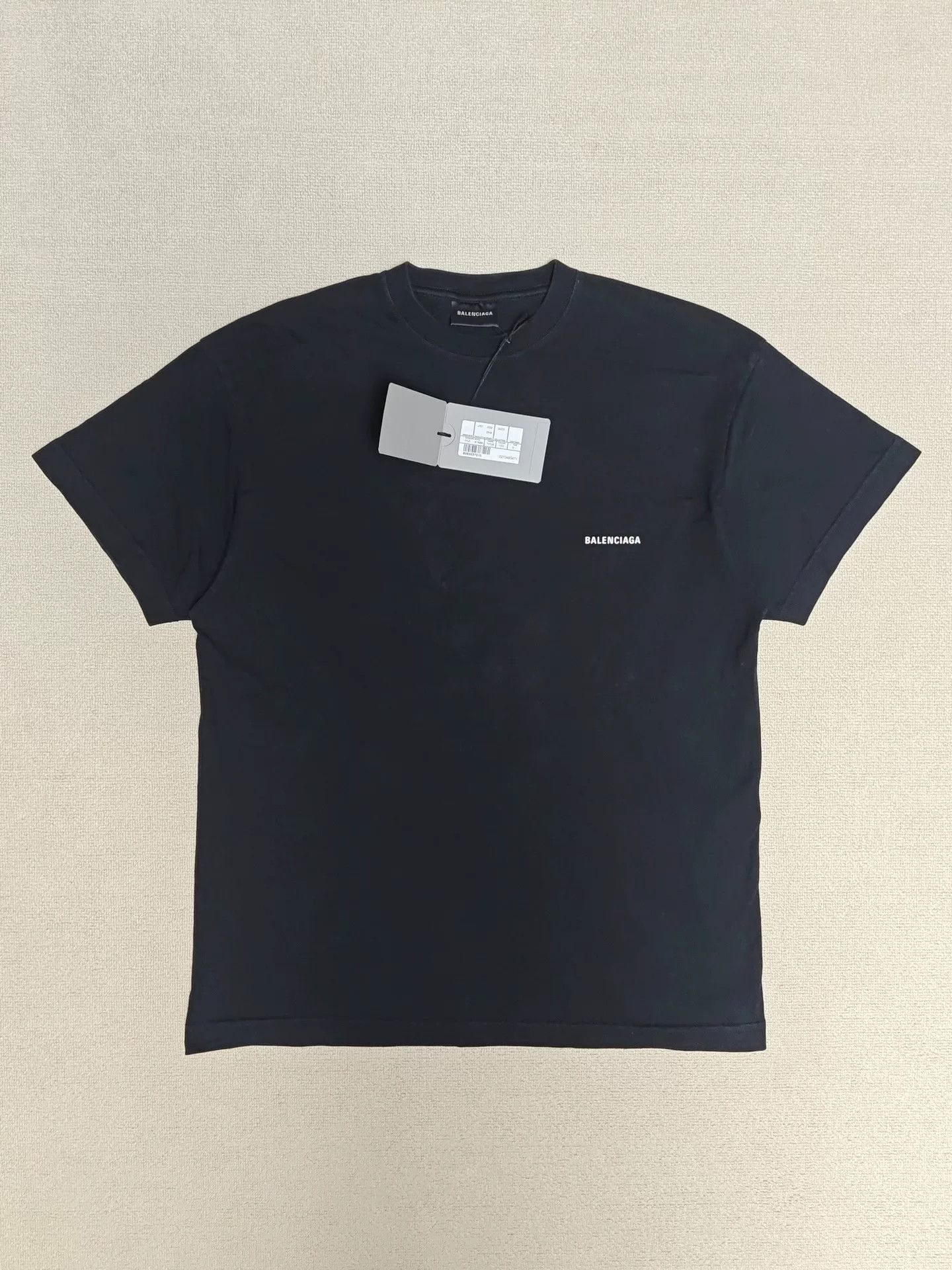 Balenciaga Balenciaga 23SS Classic Small Logo Washed T-Shirt Size US M / EU 48-50 / 2 - 1 Thumbnail