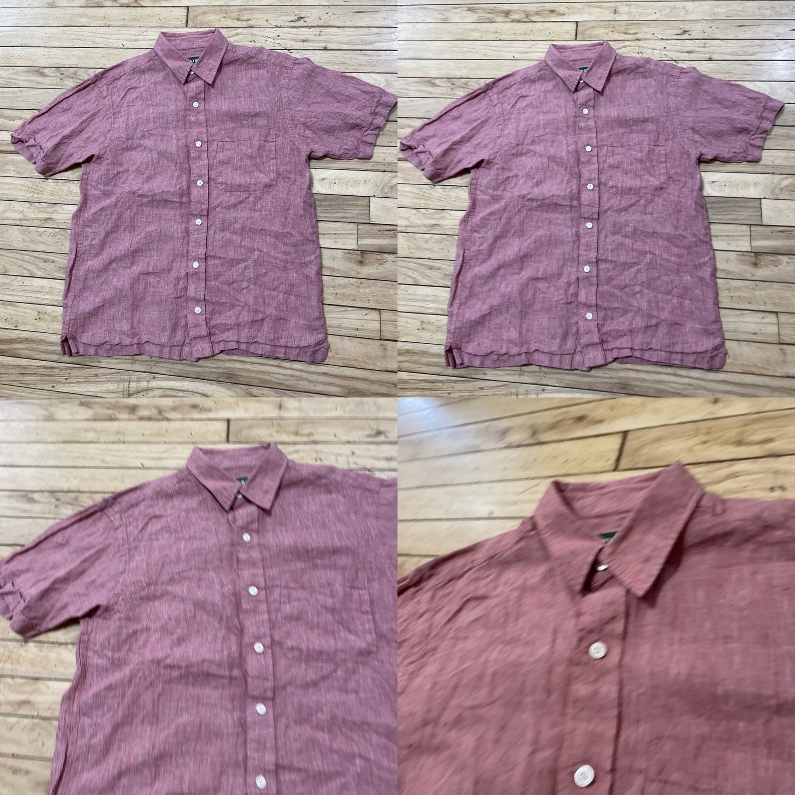 Orvis Orvis 100% Linen Shirt Men M Light Salmon Red Casual Beachy Preppy Button Down Size US M / EU 48-50 / 2 - 9 Thumbnail