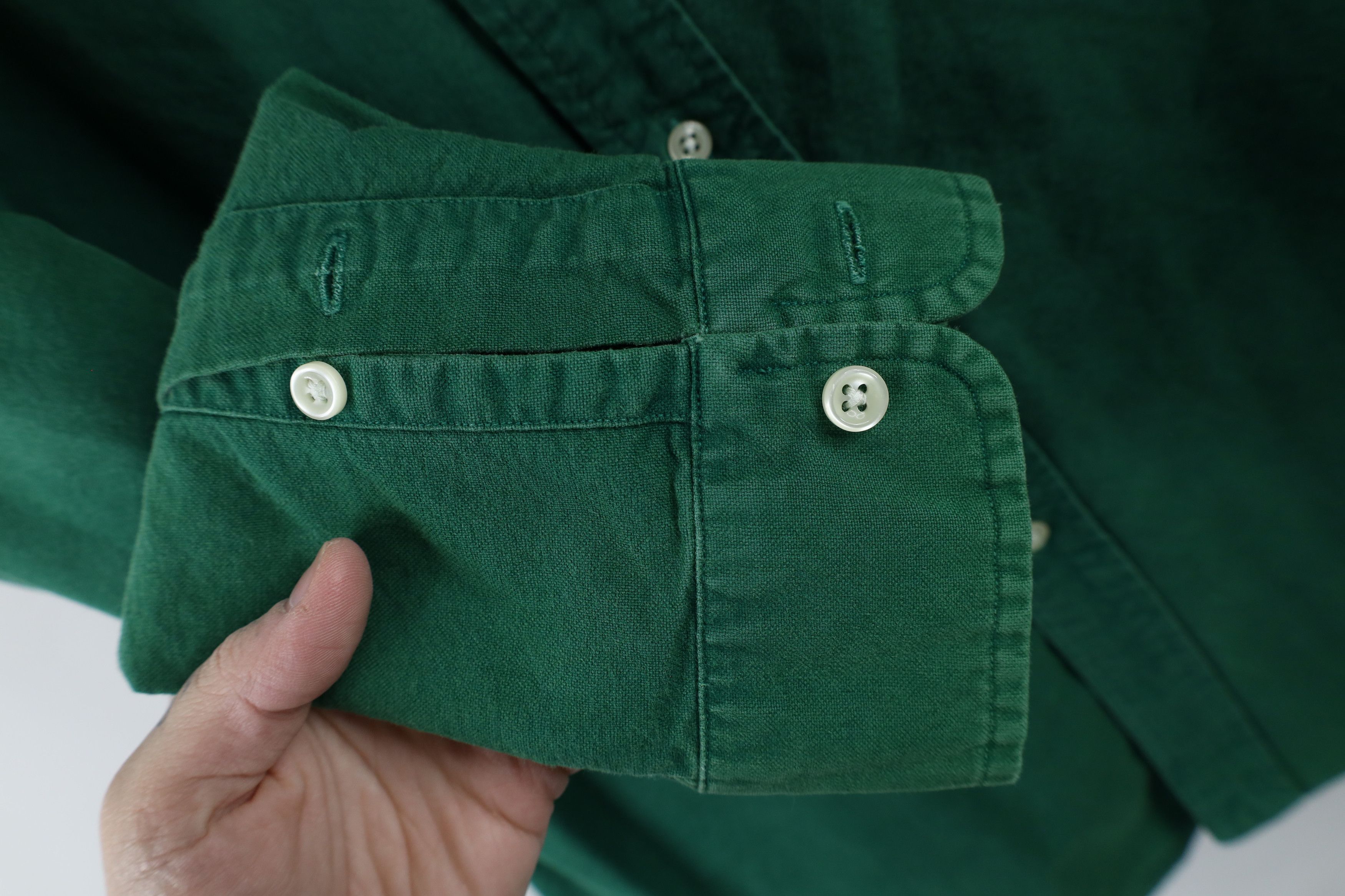 Ralph Lauren × Vintage Vintage 90s Ralph Lauren Faded Collared Button Down Shirt Size US L / EU 52-54 / 3 - 5 Thumbnail