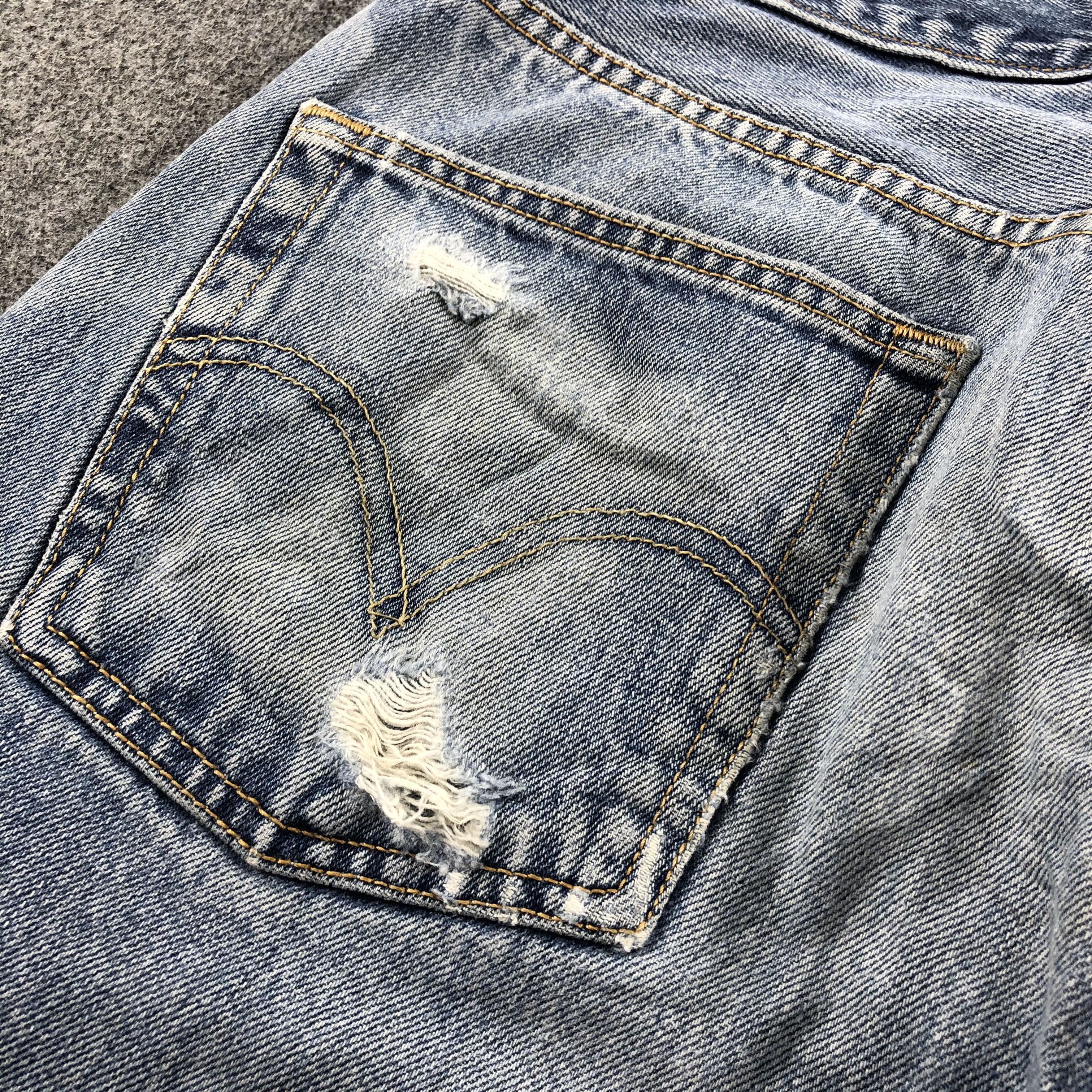 Levi's Vintage Blue Wash Levis 501 Jeans-J2312 Size US 29 - 8 Thumbnail