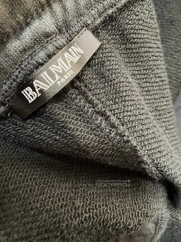 Balmain Balmain Men's Black Cotton Casual Pants . Size US 26 / EU 42 - 4 Thumbnail