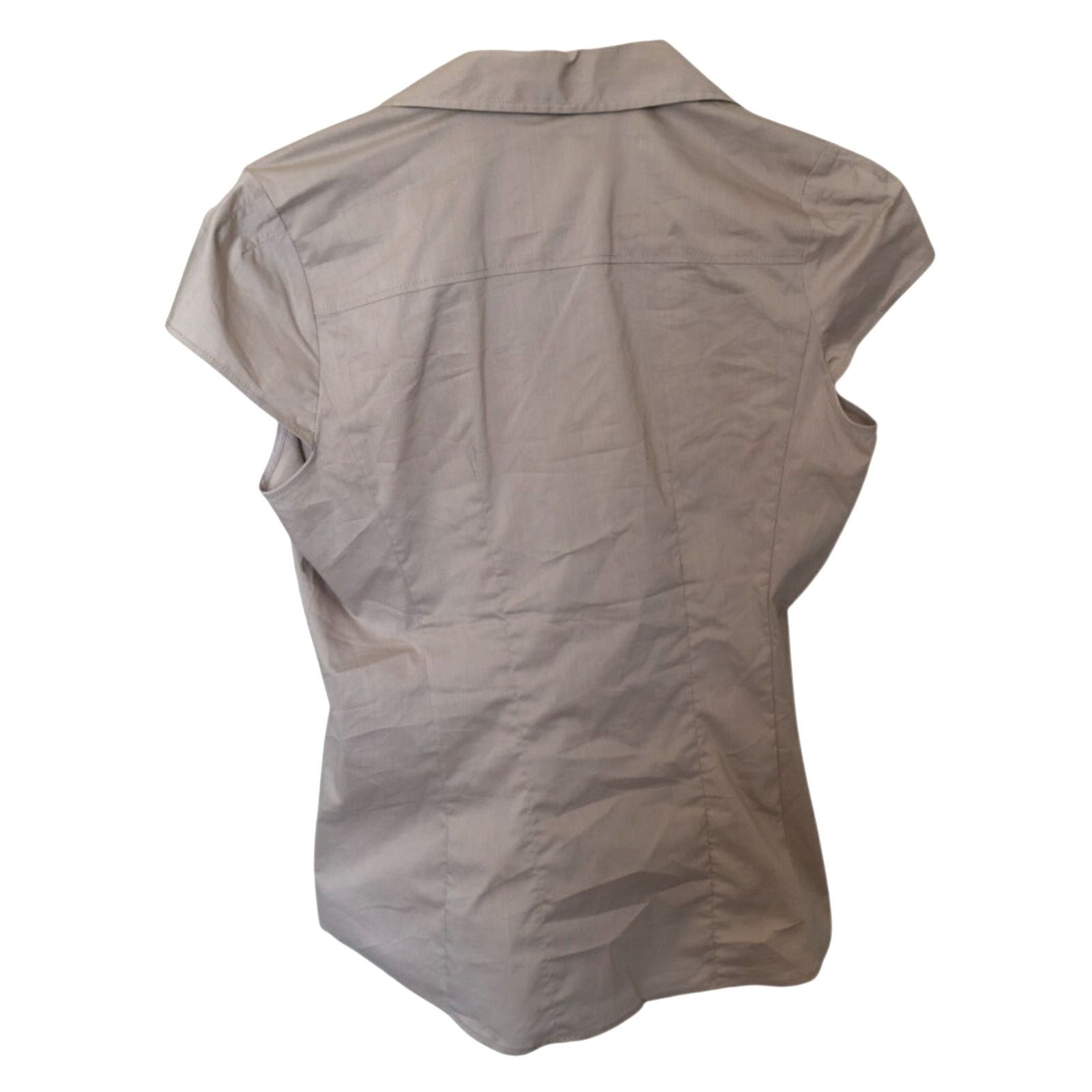 Other New York & Company Button Down - Size Medium - Tan - BNWT Size M / US 6-8 / IT 42-44 - 2 Thumbnail