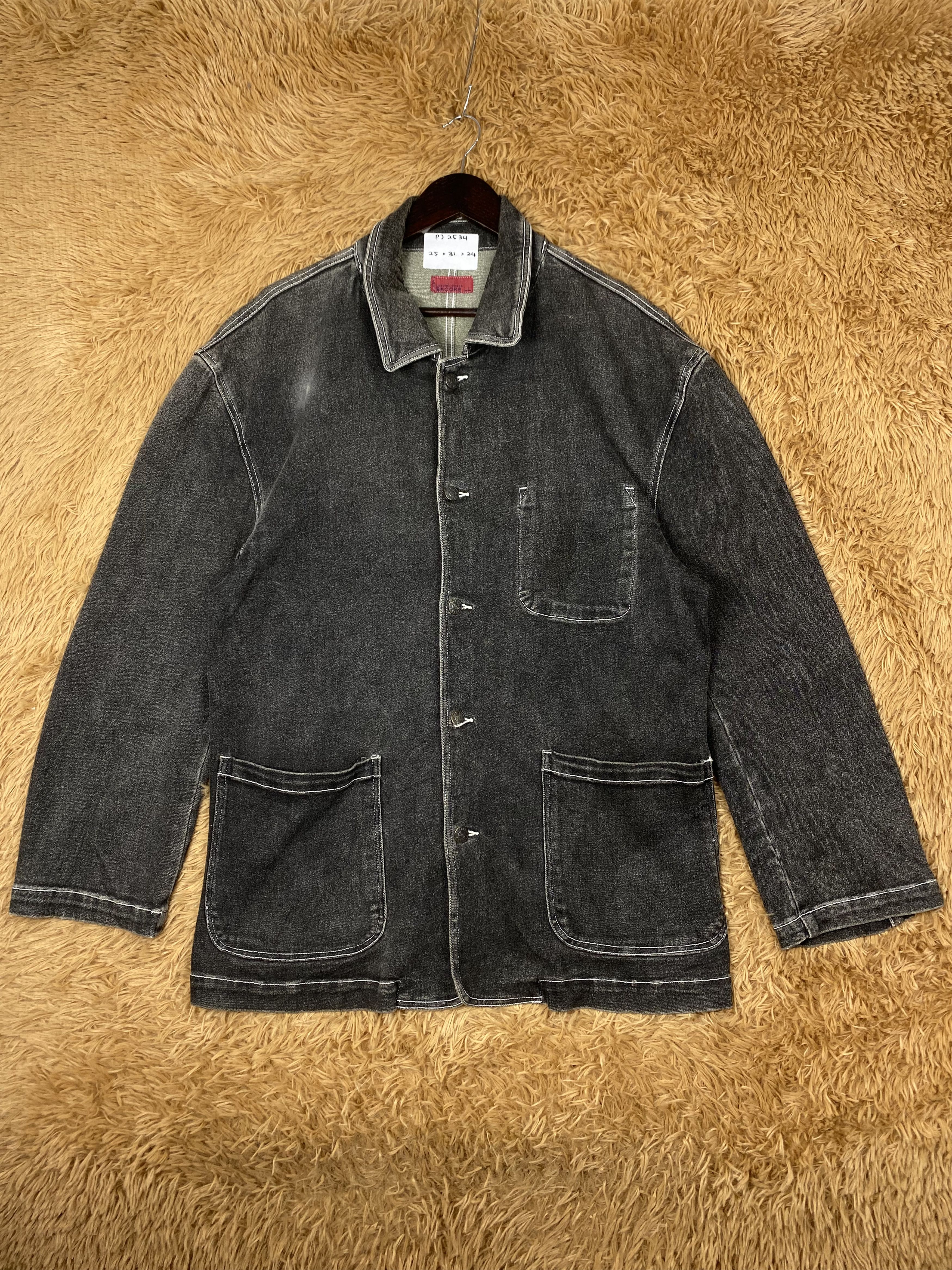Brooks Vintage Brooks Denim Jeans Button Up Jacket PJ02534 Size US L / EU 52-54 / 3 - 1 Thumbnail