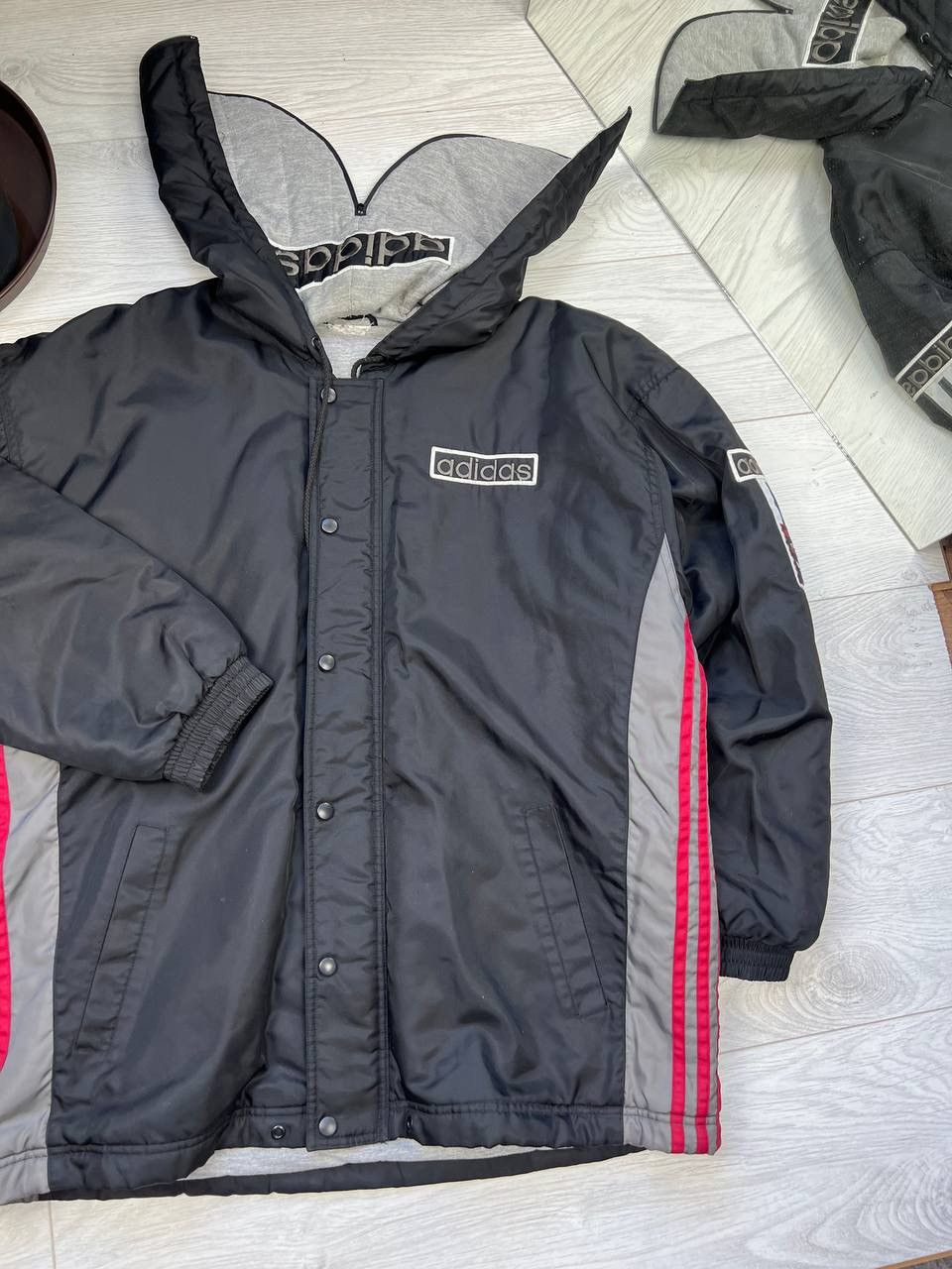 Adidas × Vintage Vintage Adidas Eintracht Football Tracksuit Full Zip Jacket Size US L / EU 52-54 / 3 - 3 Thumbnail