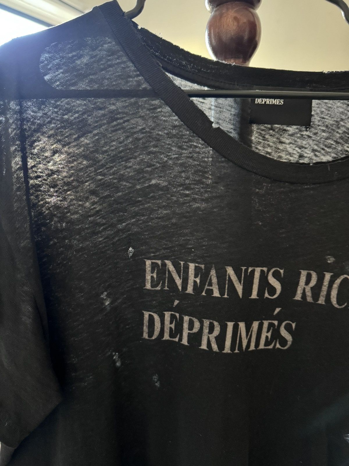 Enfants Riches Deprimes 2025 faded black ERD ogo tee Size US S / EU 44-46 / 1 - 2 Thumbnail