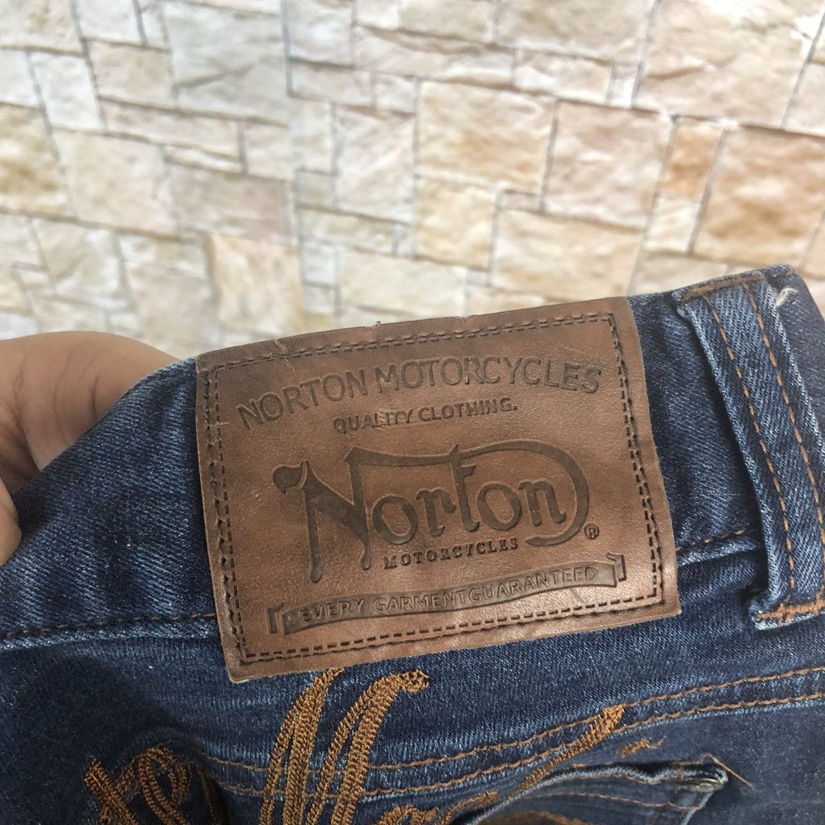 Japanese Brand × Norton Norton Blue Denim Pants #A64 Size US 34 / EU 50 - 19 Thumbnail