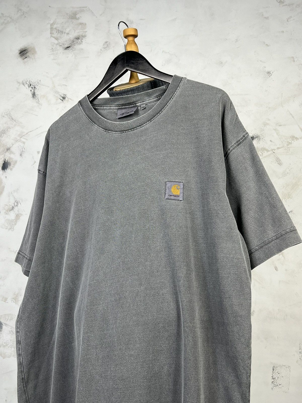 Carhartt Carhartt Pocket T-Shirt Washed Grey Workwear Tee L - XL Size US XL / EU 56 / 4 - 2 Thumbnail