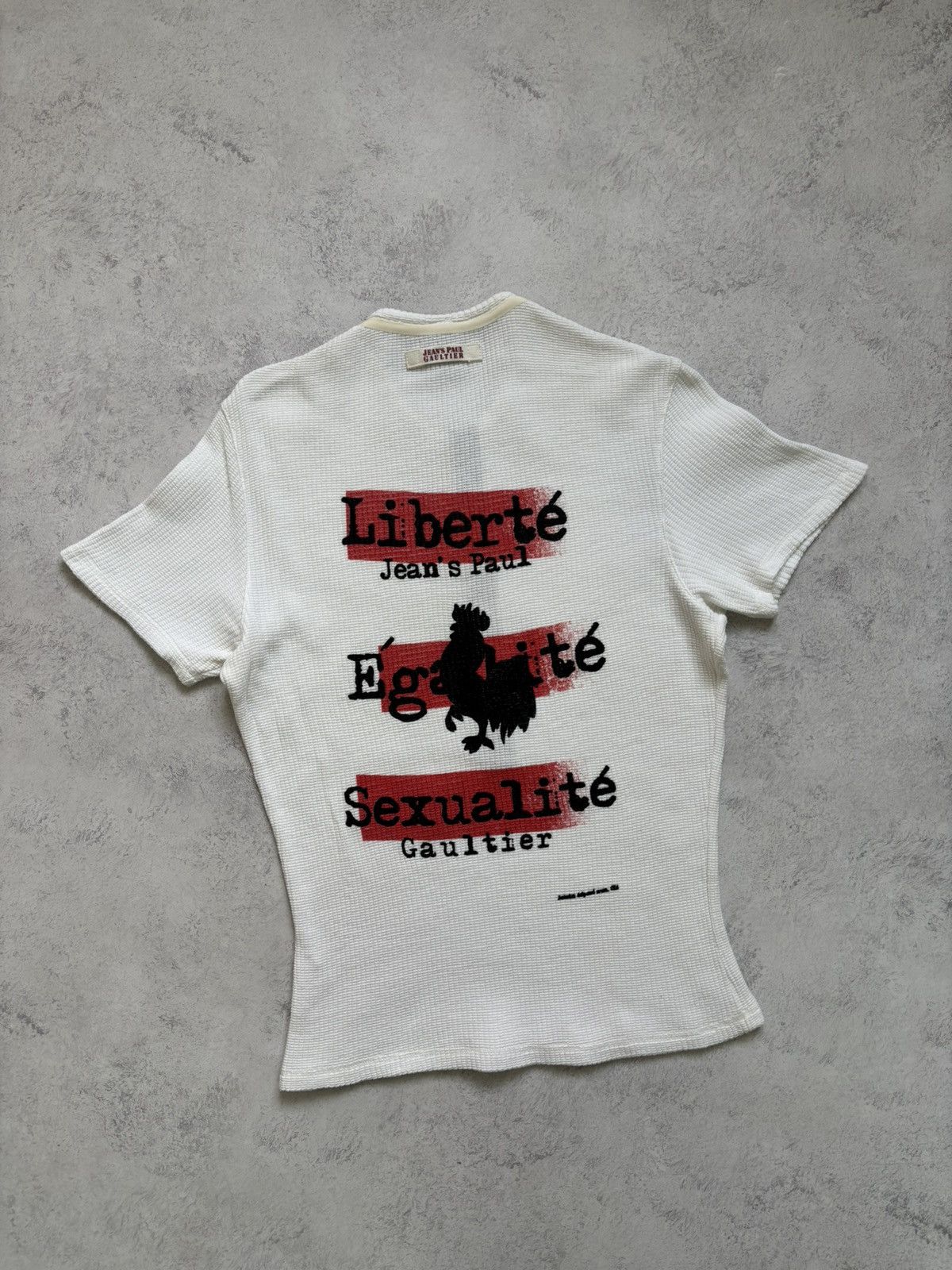 Jean Paul Gaultier Jean Paul Gaultier Wuffle T Shirt Liberte Egalite Sexualite Size US M / EU 48-50 / 2 - 7 Thumbnail