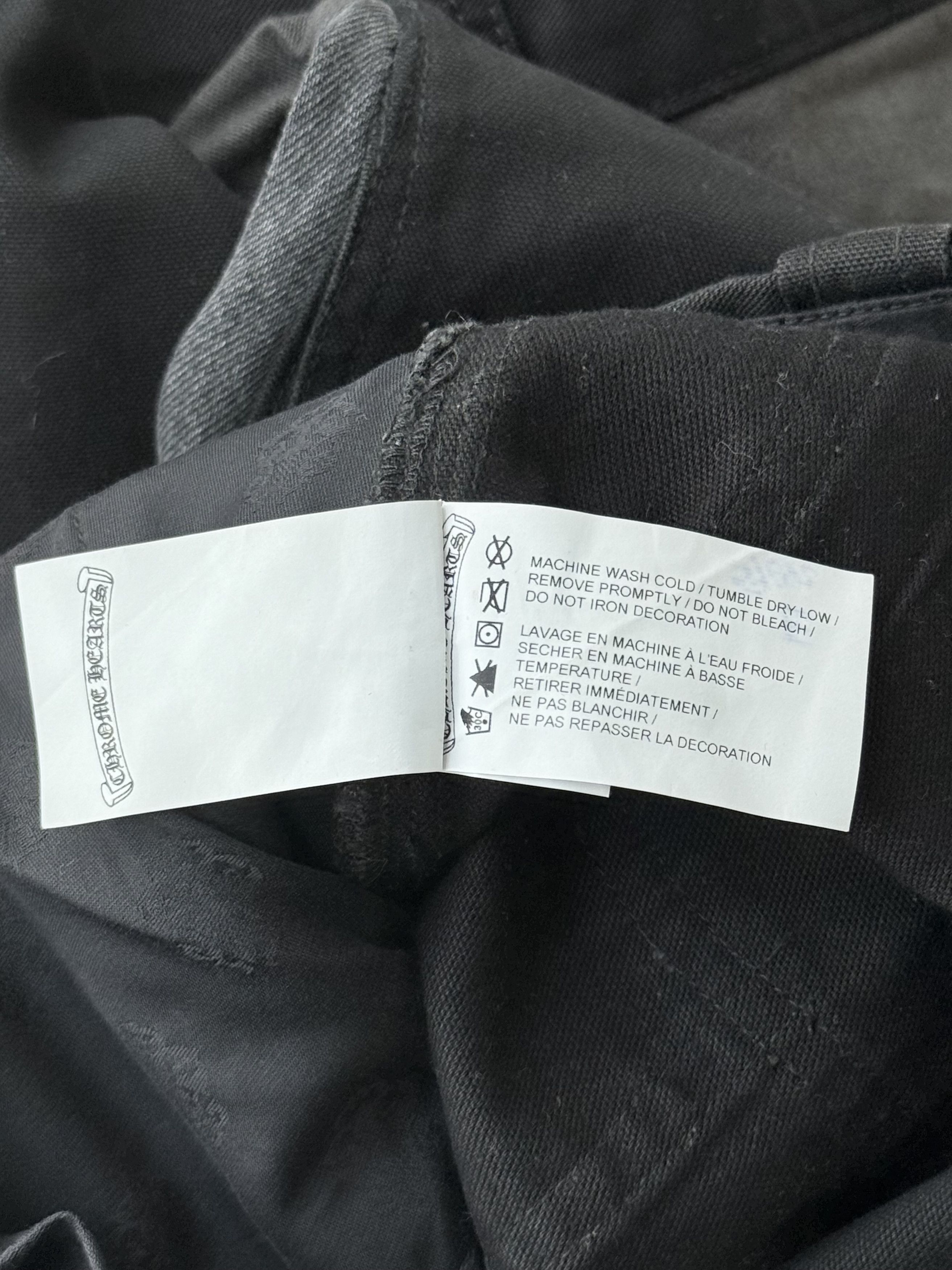 Chrome Hearts Chrome Hearts Black Flared Carpenter Pants Size US 30 / EU 46 - 5 Thumbnail