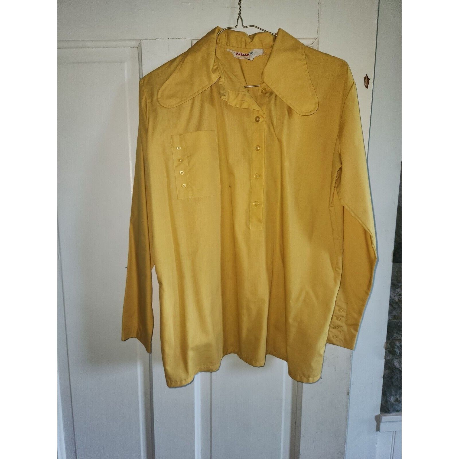 Eileen Fisher Eileen vintage beagle collar shirt 1960's size 38 Size US M / EU 48-50 / 2 - 1 Thumbnail