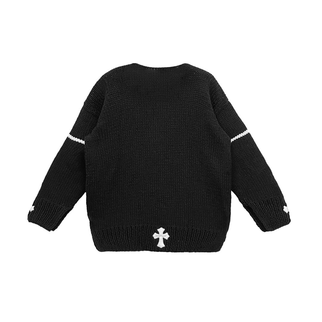 Chrome Hearts Chrome Hearts Cashmere Cross Patch Sweater Size US L / EU 52-54 / 3 - 2 Thumbnail