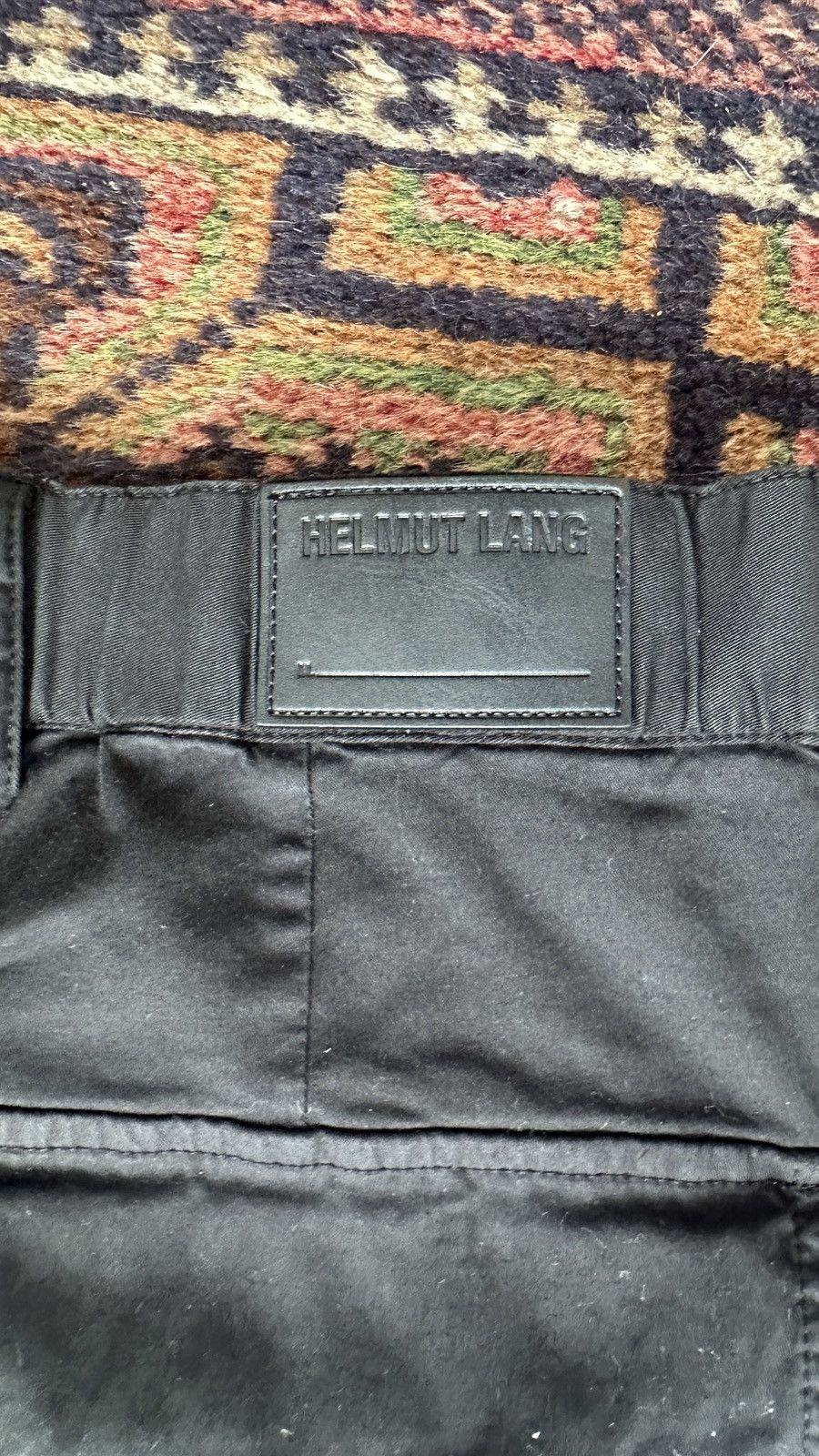Helmut Lang Hemlut Lang Cargo Zoot Pant, Black Size US 34 / EU 50 - 8 Thumbnail