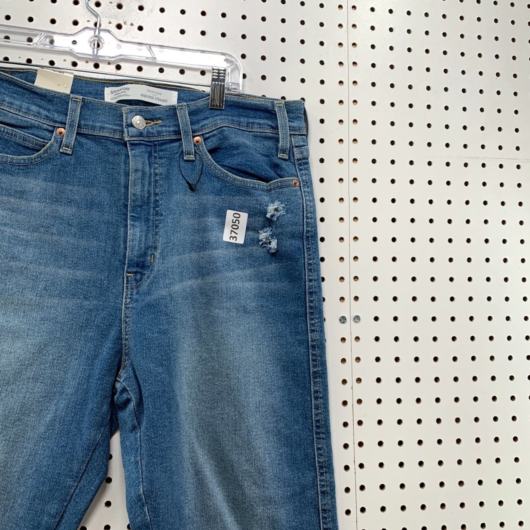 Levi's VINTAGE Levi's High Rise Denim Jeans Women's Size 14 Blue Straight 32x27 Size 36" / US 14 / IT 50 - 6 Thumbnail