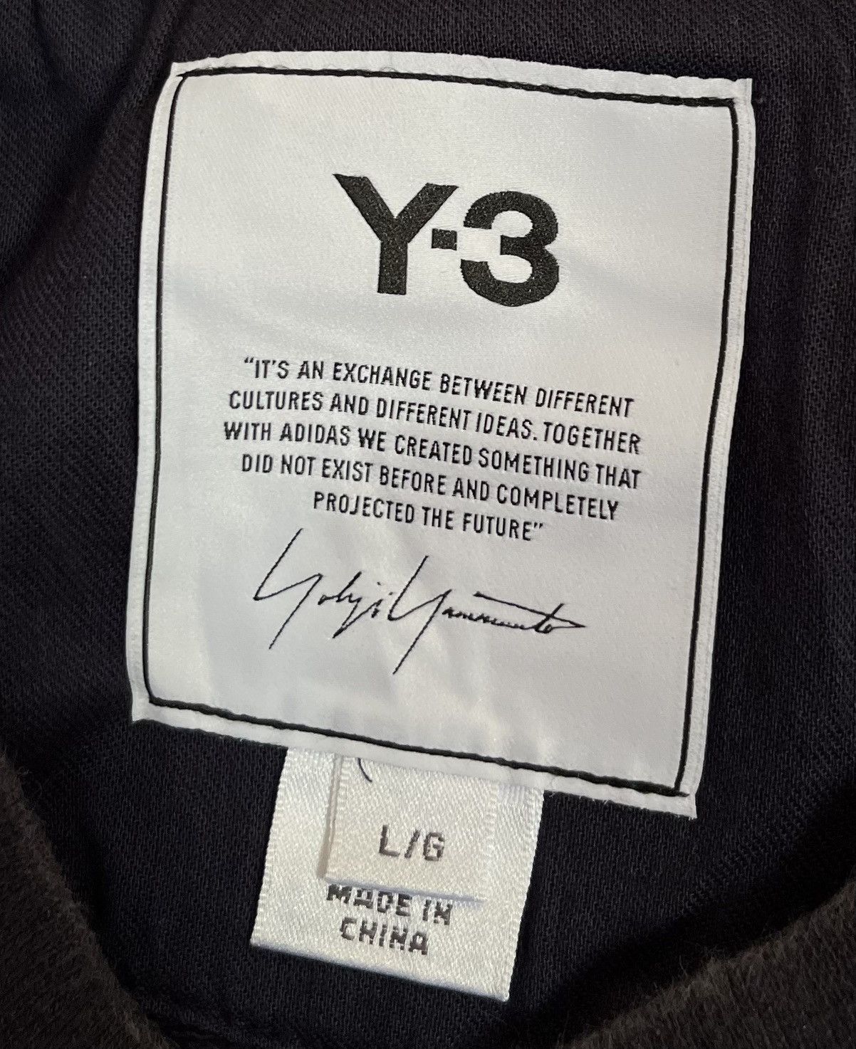 Yohji Yamamoto Yohji yamamoto y-3 faded dark navy logo sweatshirt Size US L / EU 52-54 / 3 - 3 Thumbnail