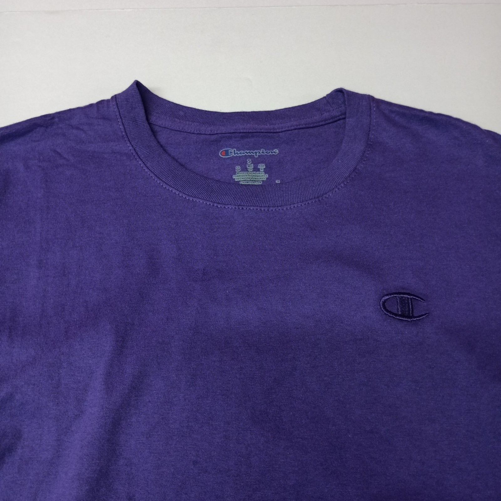 Champion Champion T-Shirt Mens S Purple Embroidered Logo Short Sleeve Size US S / EU 44-46 / 1 - 2 Thumbnail