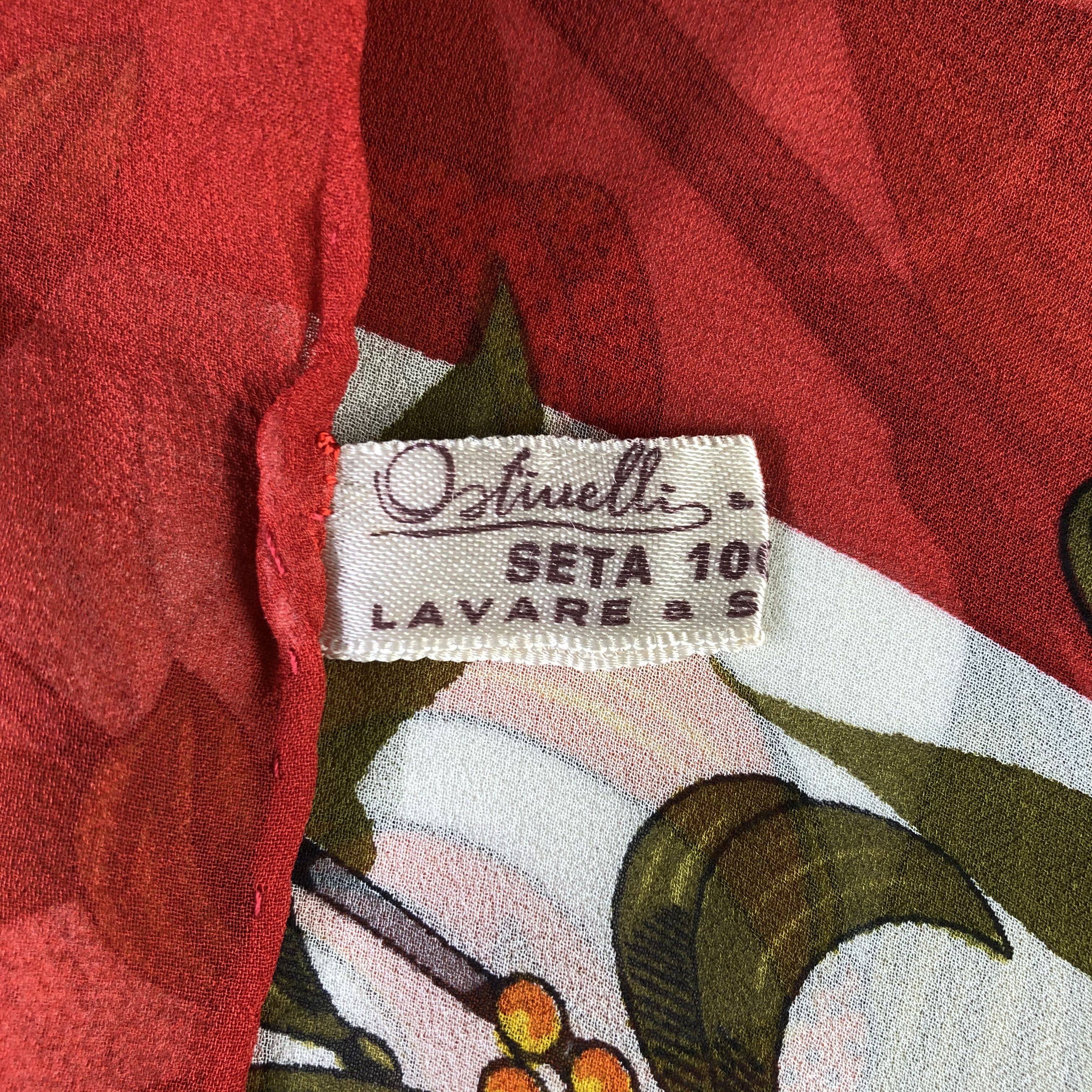 Vintage Vintage Silk Scarf Size ONE SIZE - 5 Thumbnail