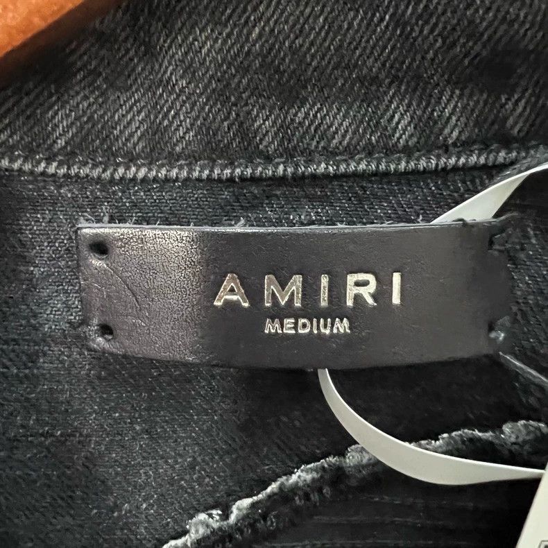 Amiri AMIRI Patchwork Zipper Denim Jacket-2506 Size US M / EU 48-50 / 2 - 3 Thumbnail