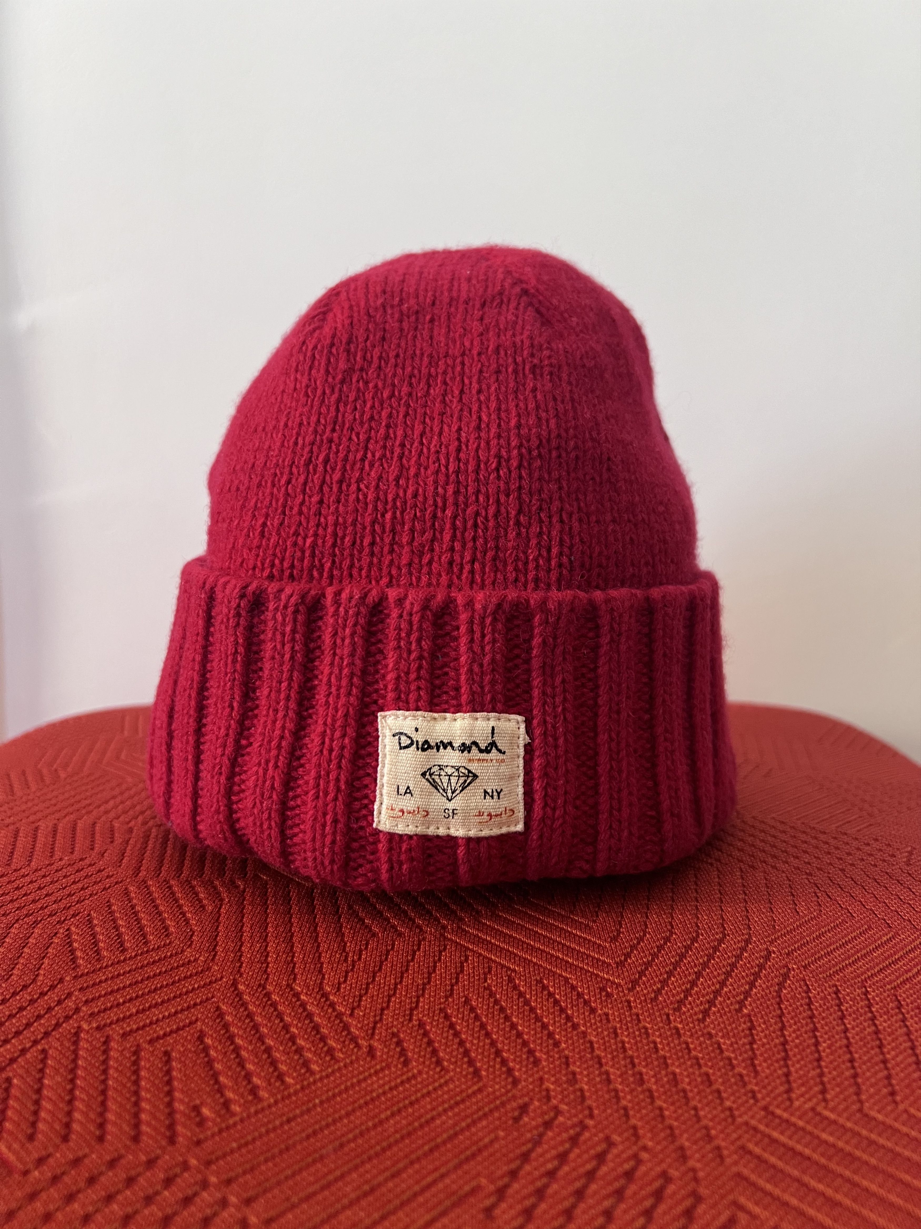 Diamond Supply Co. Diamond Supply Co. Beanie in Red Size ONE SIZE - 2 Thumbnail