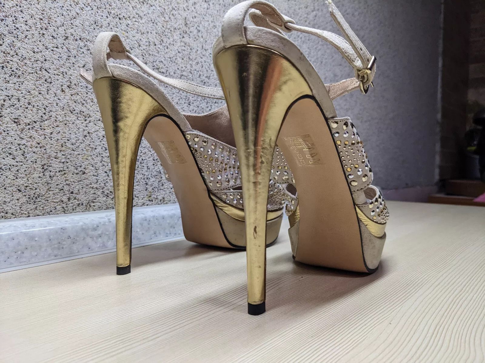 Designer El Dantes High Heels SIZE 39 Size US 9 / IT 39 - 5 Thumbnail