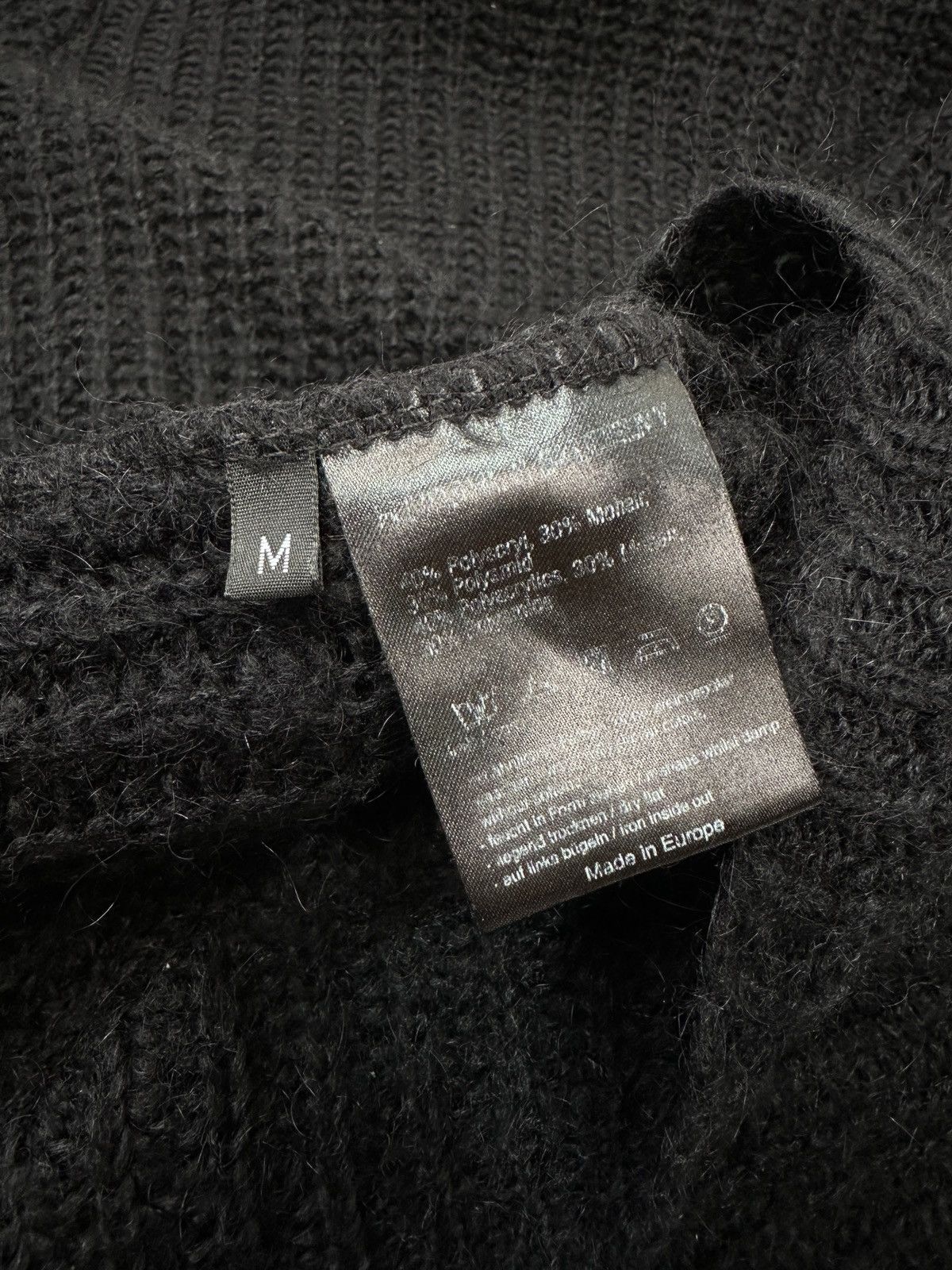 Other HINDAHL & SKUDELNY Avant Garde Mohair High Neck Knit Sweater Size M / US 6-8 / IT 42-44 - 8 Thumbnail