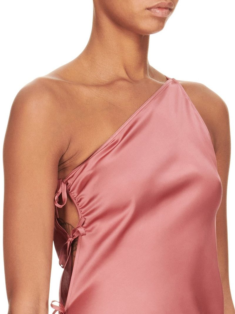 Rick Owens o1y0126 Maxi Dress in Antique Rose Size M / US 6-8 / IT 42-44 - 4 Thumbnail