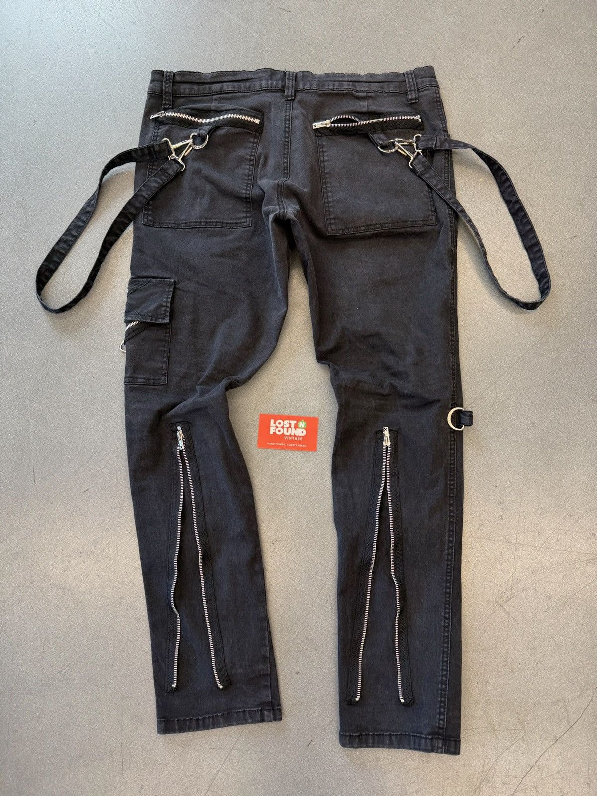 Tripp NYC Y2K Vintage Tripp NYC Bondage Style Zipper Pants Size US 38 / EU 54 - 7 Thumbnail
