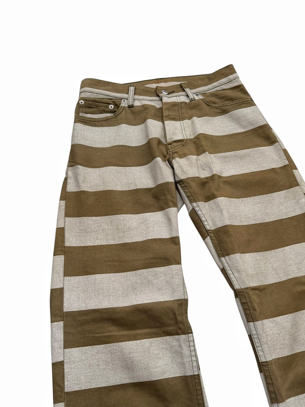 Helmut Lang 1999 Prisoner Denim Stripe Pants Size US 28 / EU 44 - 4 Thumbnail