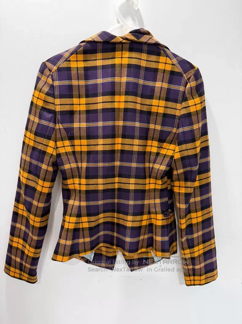 Vivienne Westwood Vivienne Westwood Yellow and Purple Plaid Set, Size 40 Jac Size S / US 4 / IT 40 - 3 Thumbnail