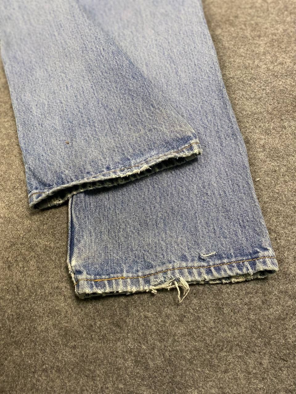 Levi's levis 505 distressed denim nice design Size US 37 - 6 Thumbnail
