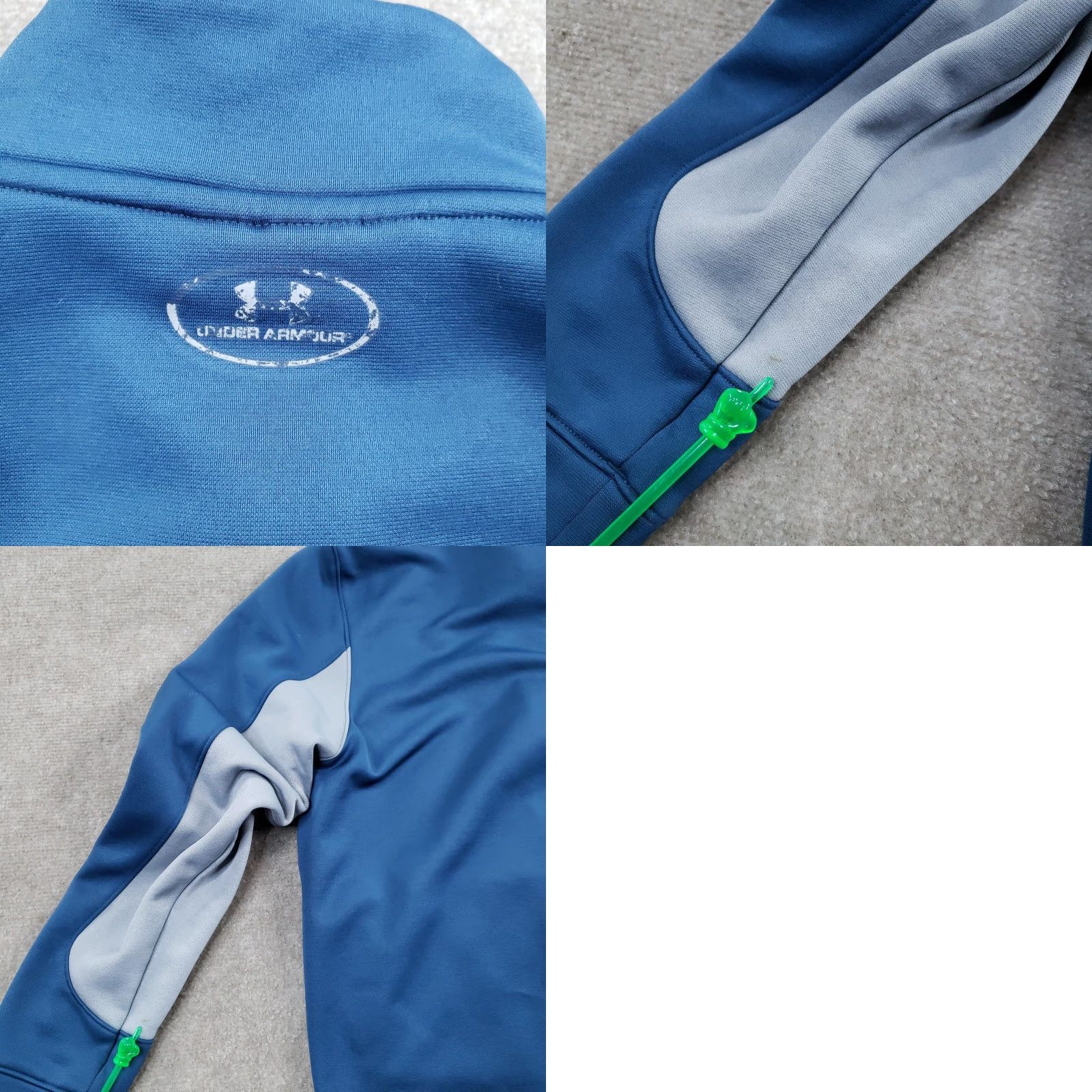 Under Armour Under Armour Jacket Mens Small Blue Gray Full Zip Fleece Lined Athletic Training Size US S / EU 44-46 / 1 - 9 Thumbnail