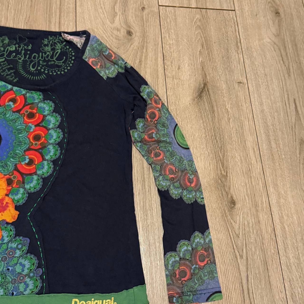 Desigual desigual long sleeve t-shirt multicolor Floral Womens Size M Size M / US 6-8 / IT 42-44 - 2 Thumbnail