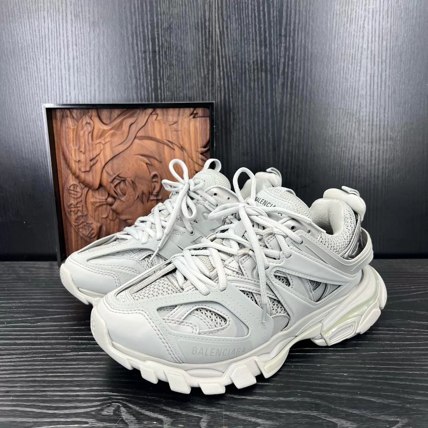 Balenciaga Balenciaga Track Gray 39 Like New Original Box Size US 6 / IT 36 - 1 Thumbnail