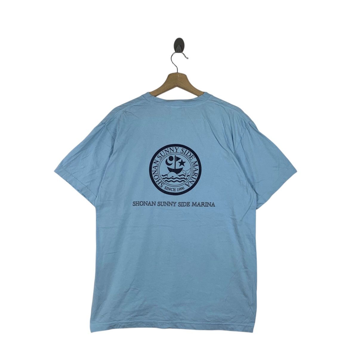 Vintage SHONAN SUNNY SIDE MARINA Japan National Park Tee Shirt Size US L / EU 52-54 / 3 - 5 Thumbnail