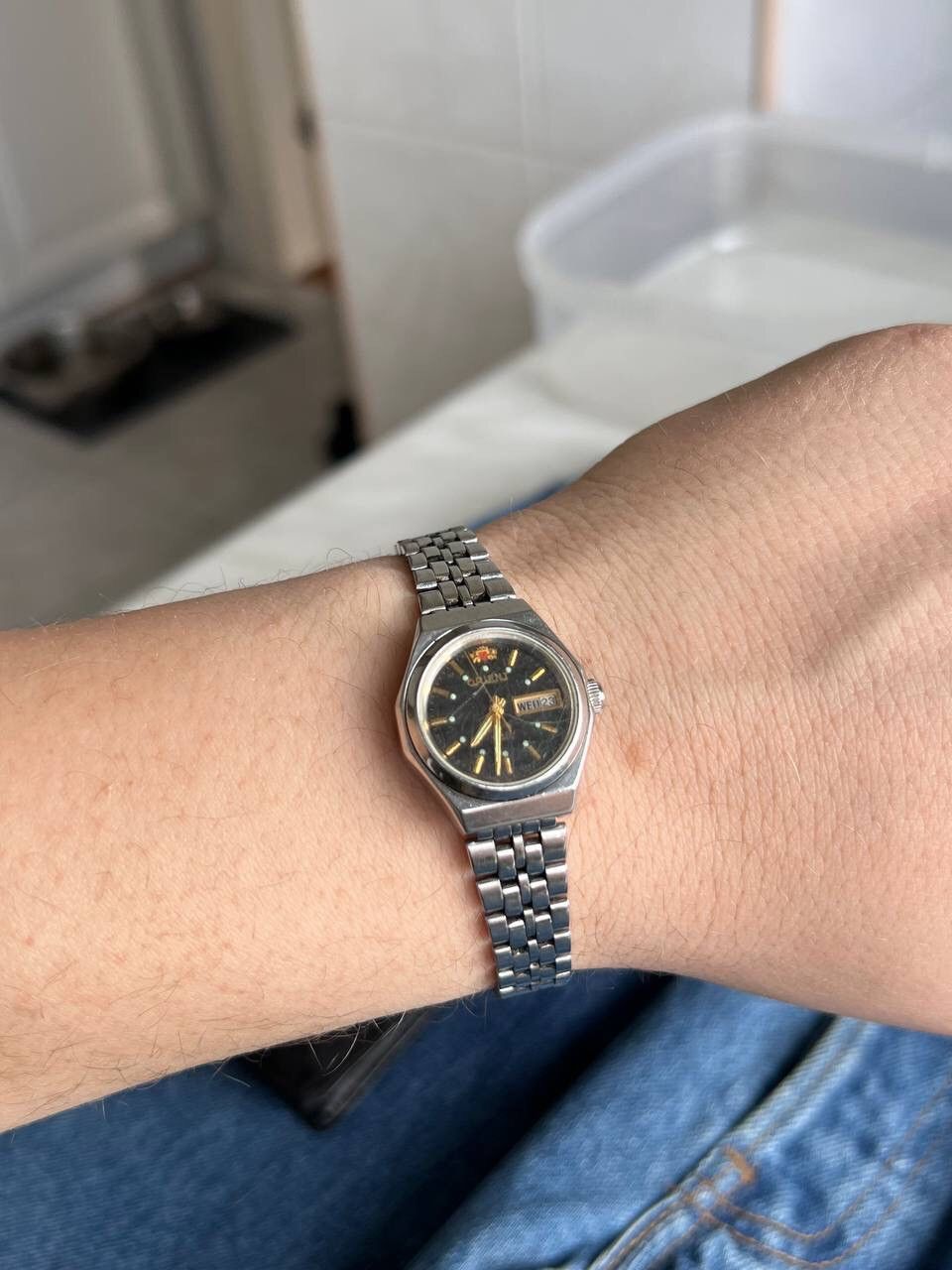 Japanese Brand × Orient × Vintage Vintage Orient Watch Automatic Japan Made 1980’s Calendar Size ONE SIZE - 2 Thumbnail