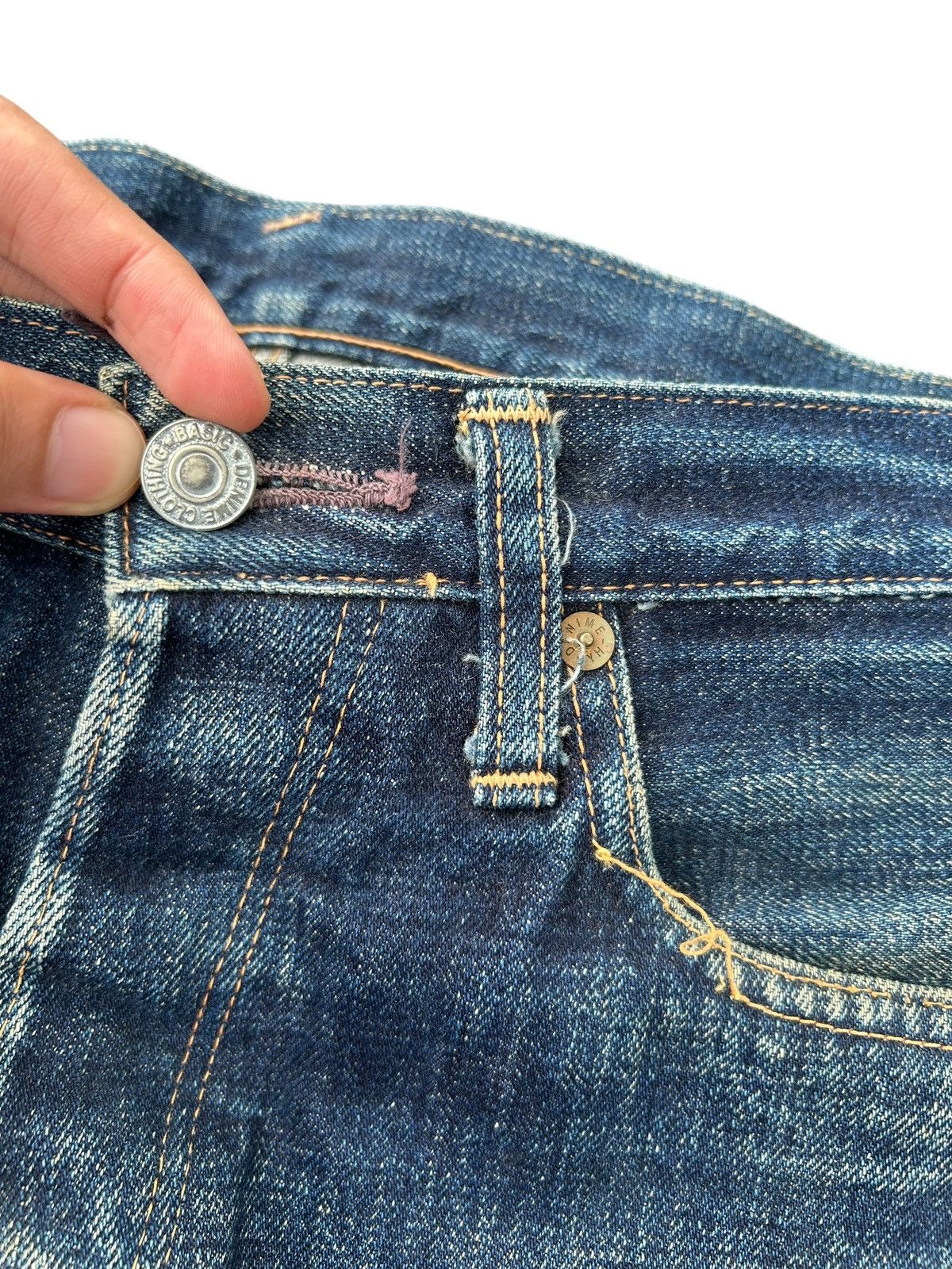 Kapital Vintage Denime Selvedge Distressed Denim Jeans Size US 30 / EU 46 - 6 Thumbnail