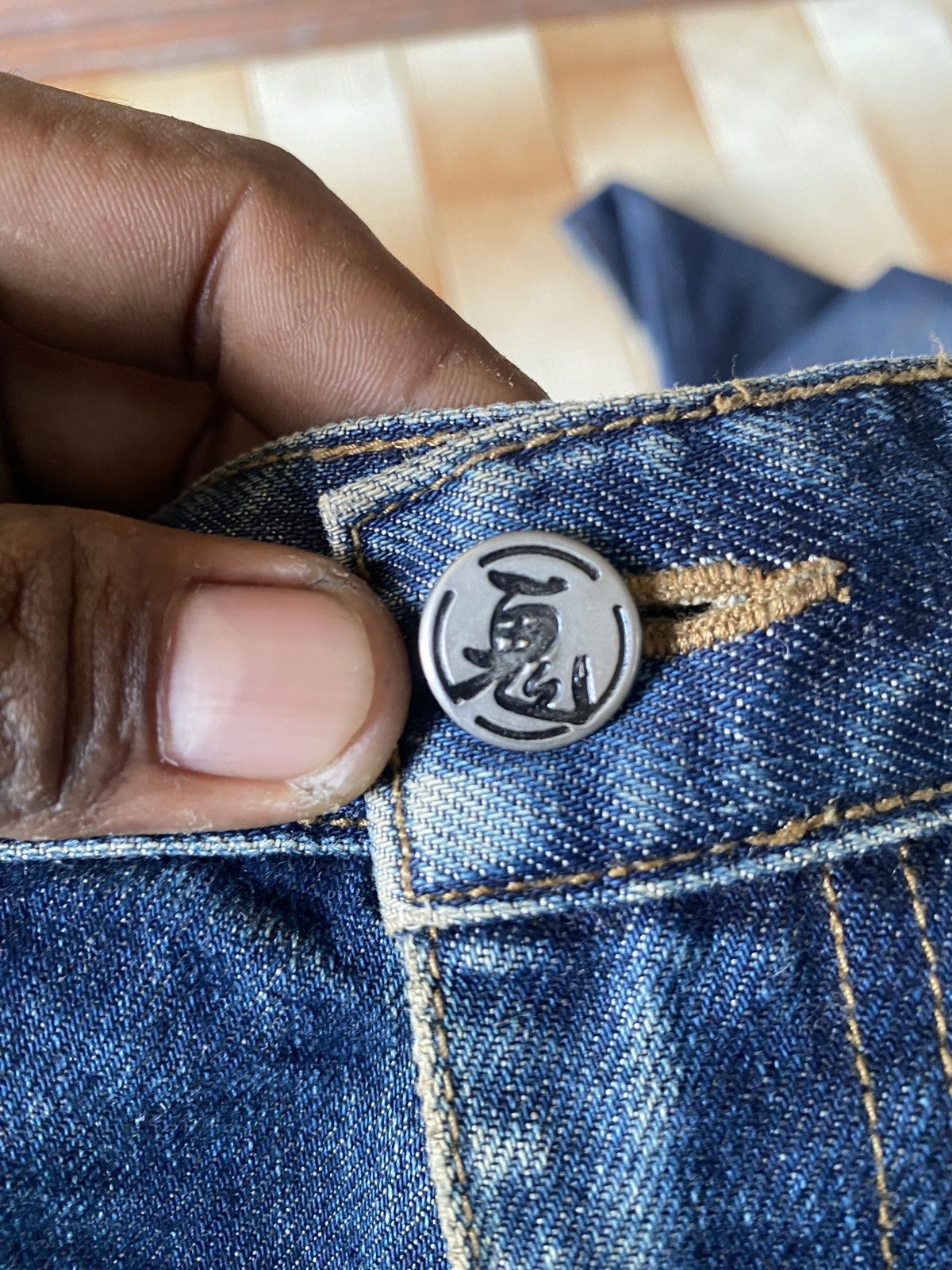 Vintage blue way straight cut denim