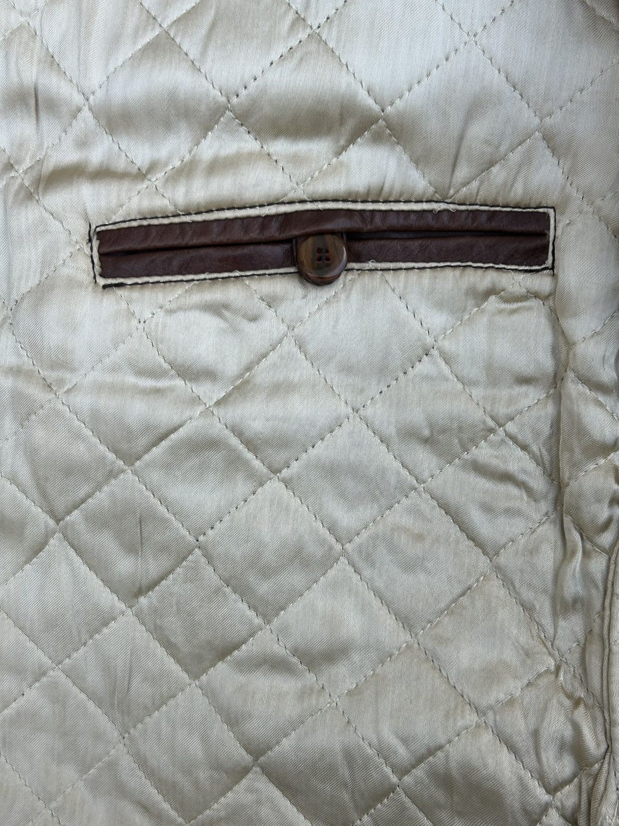 Emporio Armani Emporio Armani 80s Leather military jacket navy tanker Size US M / EU 48-50 / 2 - 8 Thumbnail
